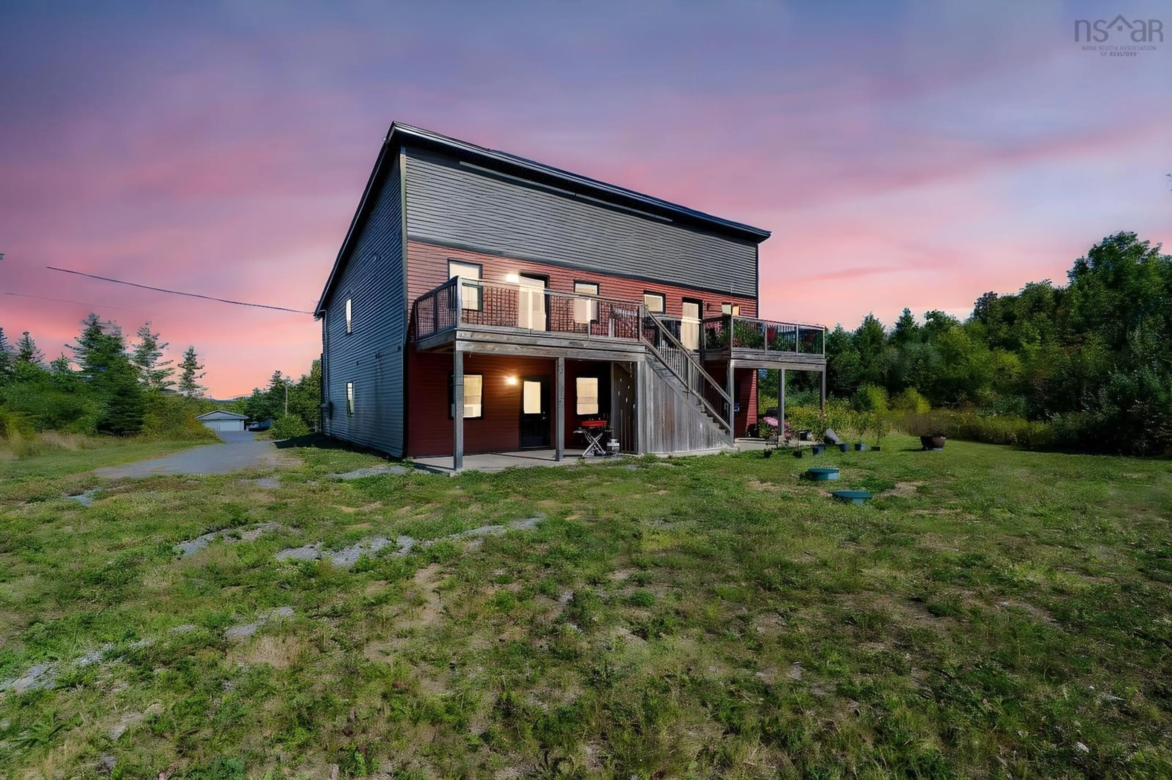 A pic from outside/outdoor area/front of a property/back of a property/a pic from drone, building for 26-28 Raspberry Lane, Currys Corner Nova Scotia B0N 2T0