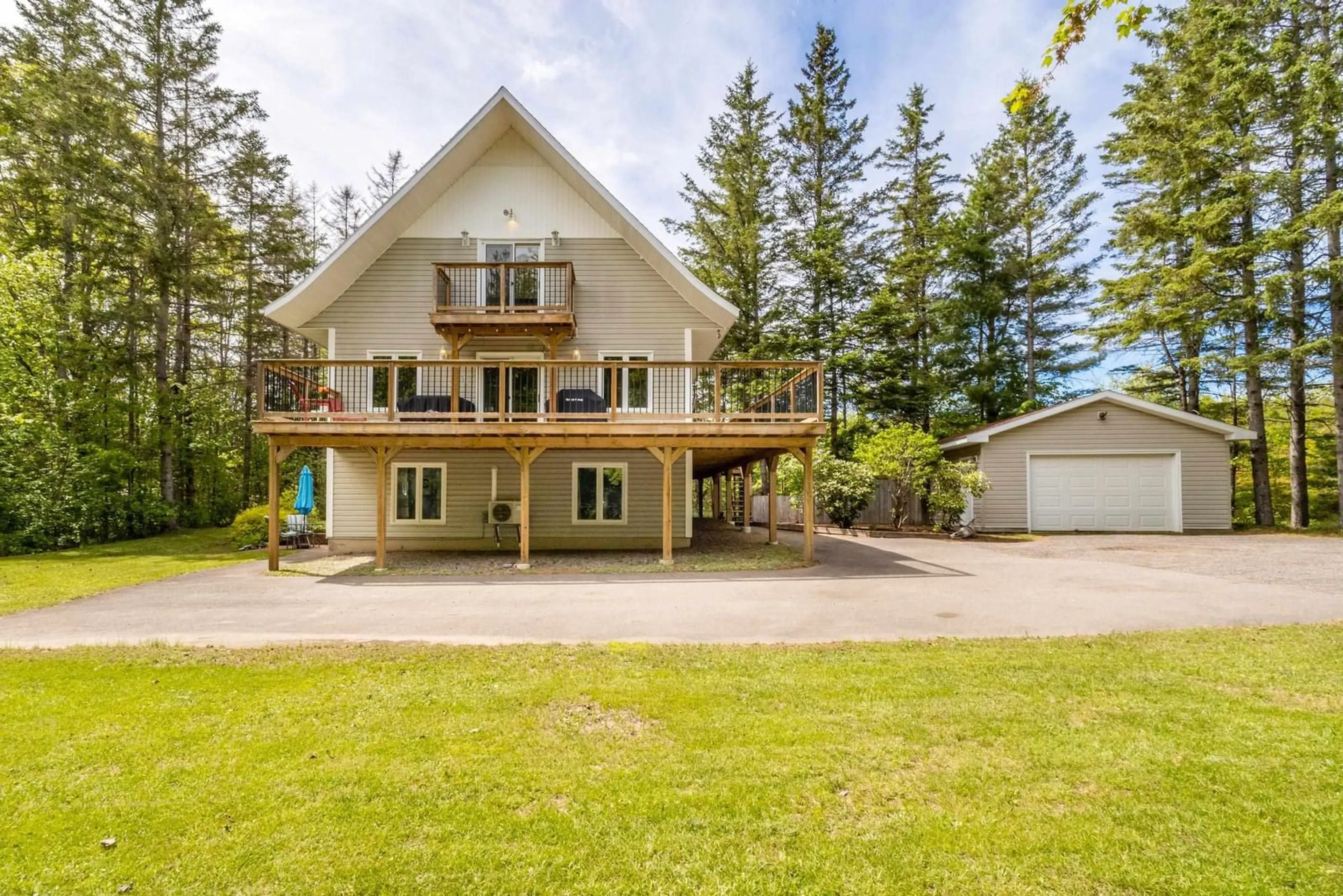 A pic from outside/outdoor area/front of a property/back of a property/a pic from drone, water/lake/river/ocean view for 234 Brooklyn St, North Kingston Nova Scotia B0P 1R0