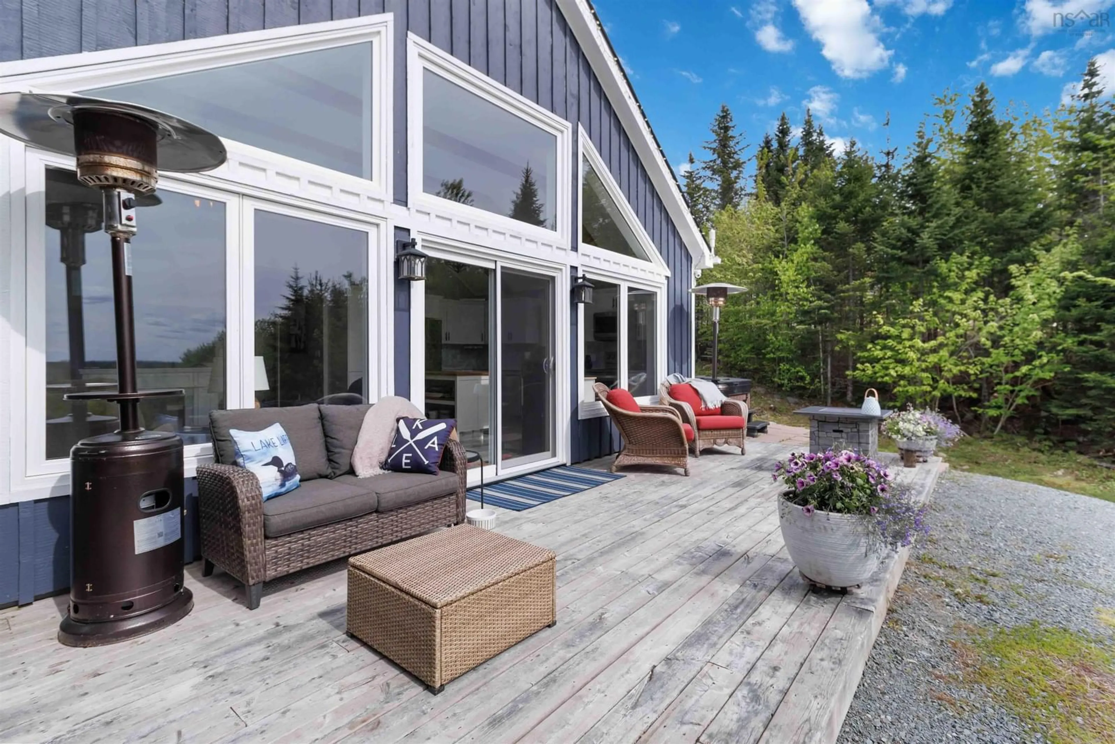 Patio, mountain view for 47 Heritage Way, East Uniacke Nova Scotia B0N 1Z0