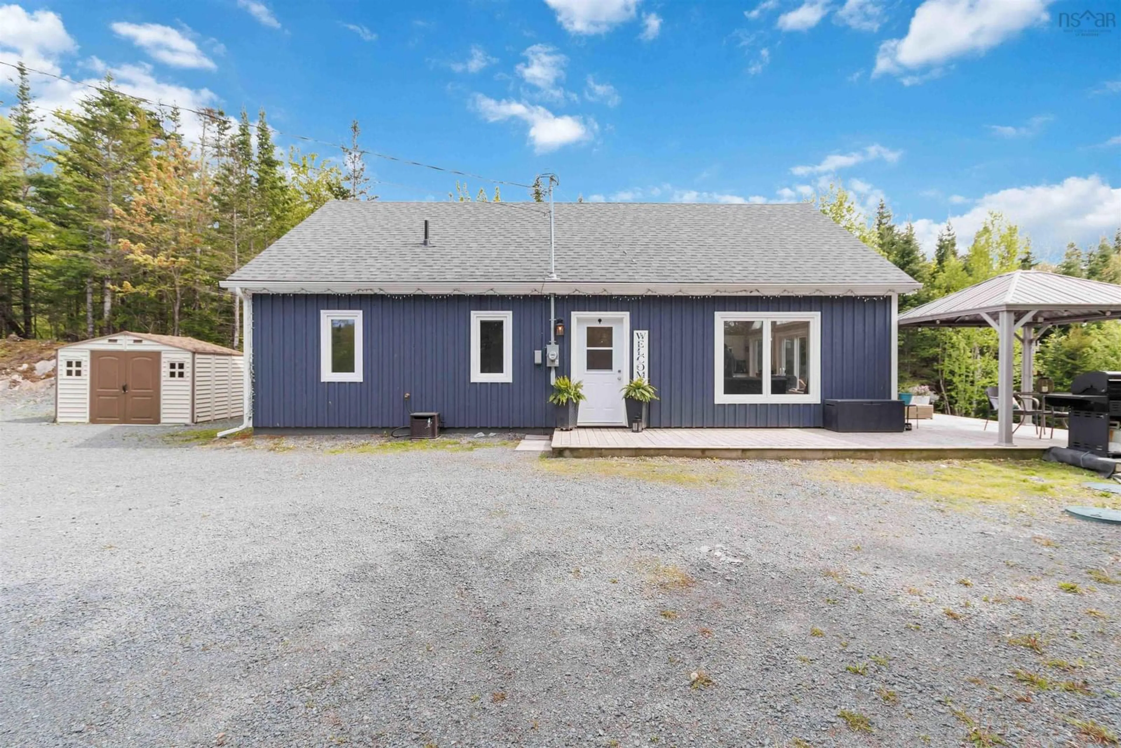 A pic from outside/outdoor area/front of a property/back of a property/a pic from drone, street for 47 Heritage Way, East Uniacke Nova Scotia B0N 1Z0