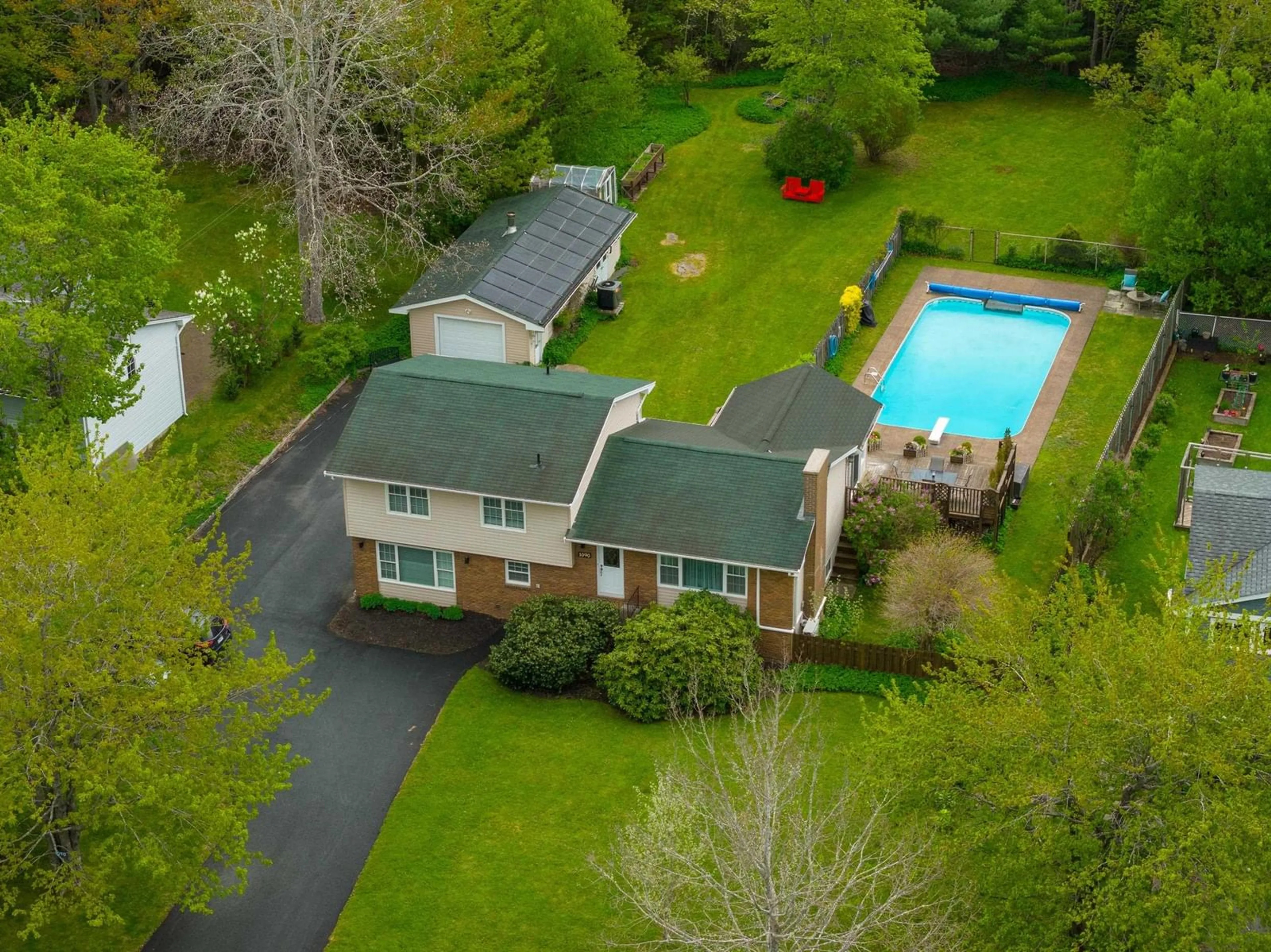 A pic from outside/outdoor area/front of a property/back of a property/a pic from drone, street for 1090 Montague Rd, Montague Gold Mines Nova Scotia B2R 1T8