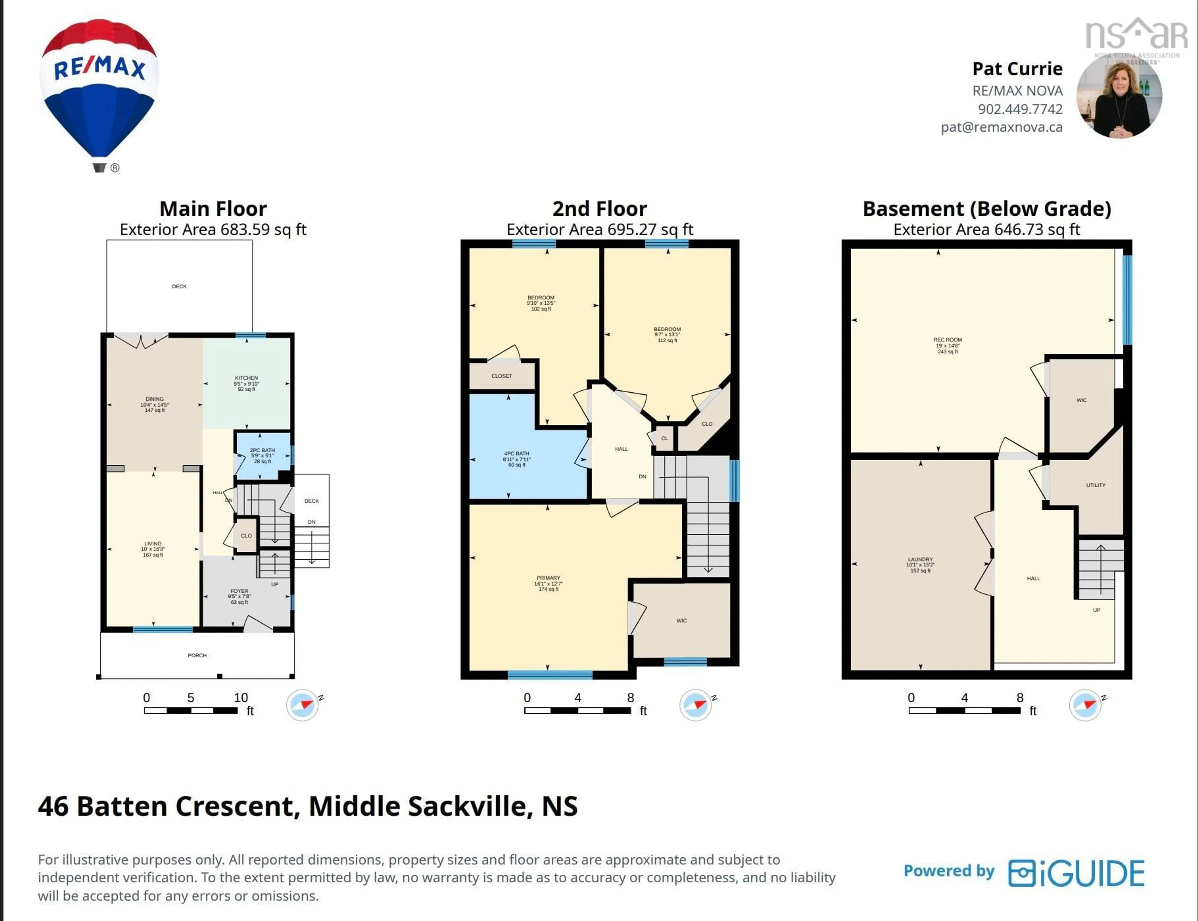 Floor plan for 46 Batten Cres, Millwood Nova Scotia B4A 3G2