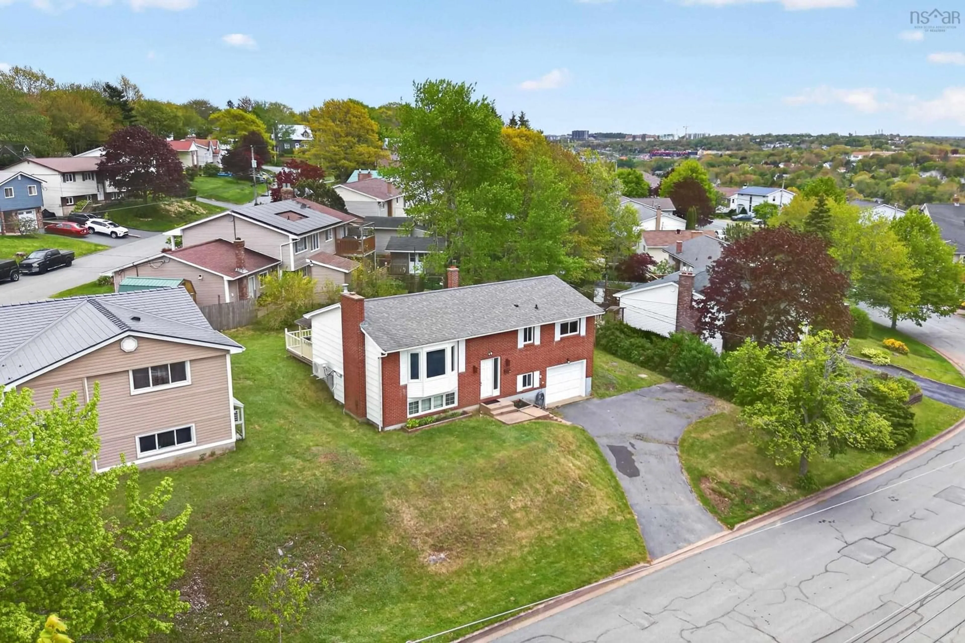 A pic from outside/outdoor area/front of a property/back of a property/a pic from drone, street for 49 Gourok Ave, Dartmouth Nova Scotia B2X 2X5