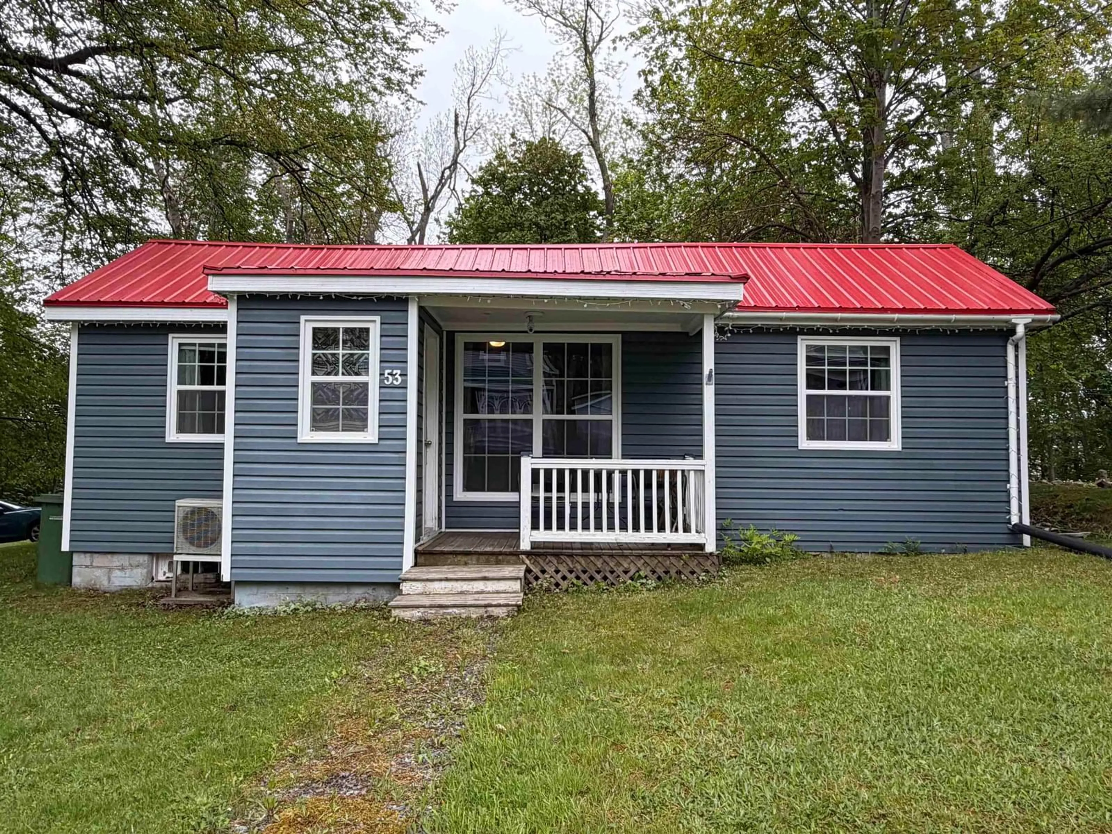 Home with vinyl exterior material, street for 53 Ross St, Pictou Nova Scotia B0K 1H0