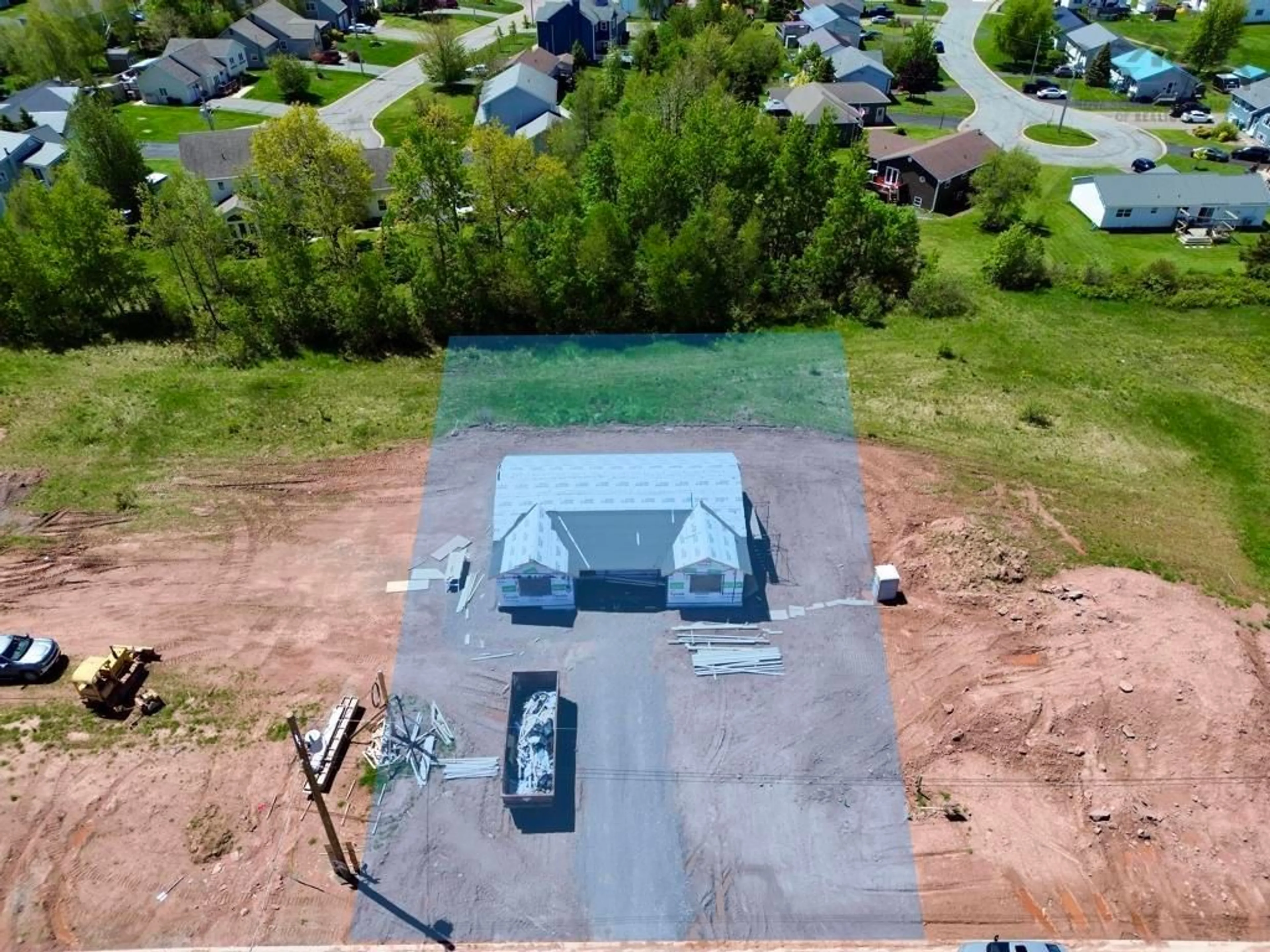 A pic from outside/outdoor area/front of a property/back of a property/a pic from drone, water/lake/river/ocean view for 33 Marshview Dr, Amherst Nova Scotia B4H 4B3