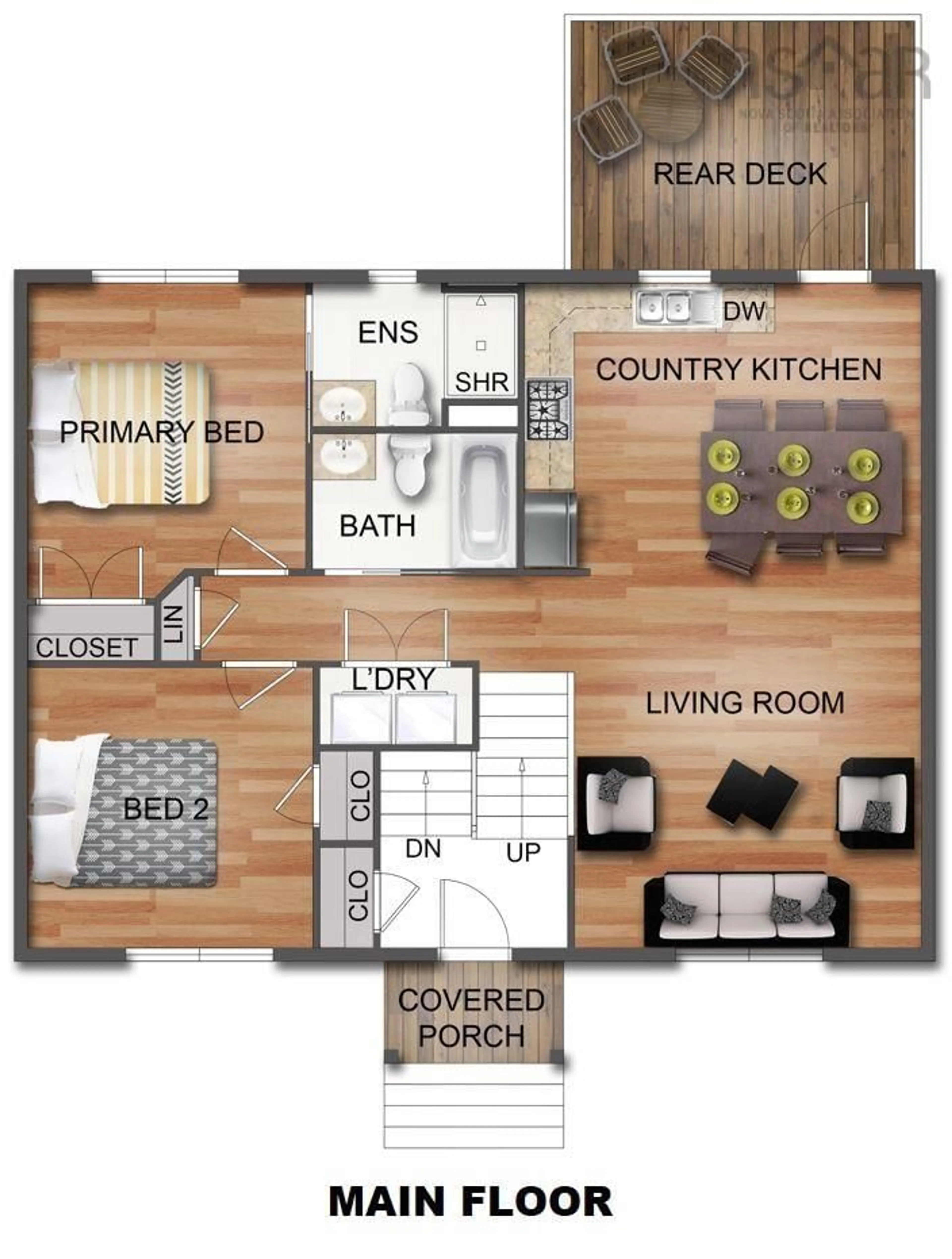 Floor plan for 21 Noonan Lake Lane #Lot, Simms Settlement Nova Scotia B0J 1T0