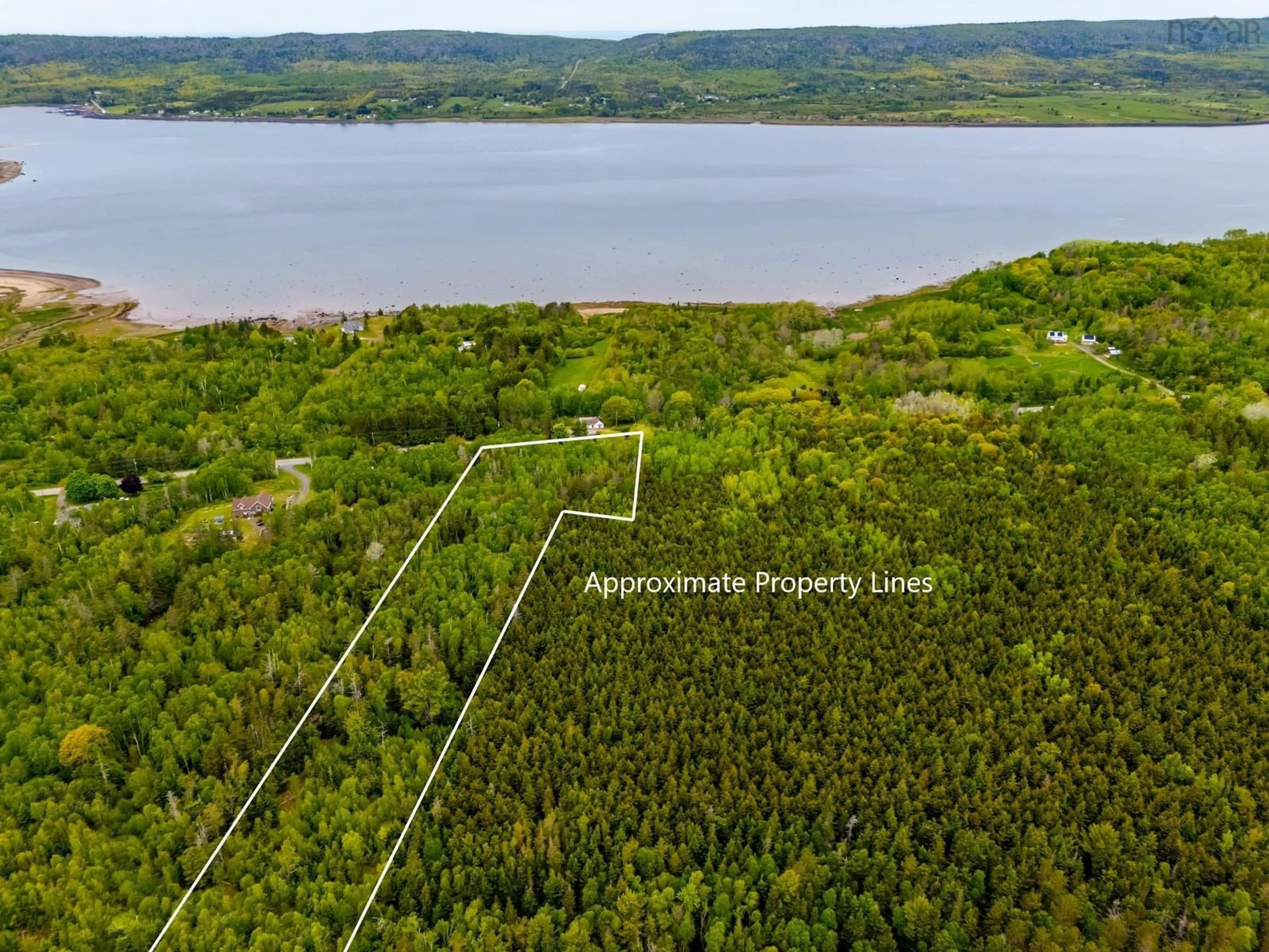 A pic from outside/outdoor area/front of a property/back of a property/a pic from drone, water/lake/river/ocean view for 2526 Highway 1, Upper Clements Nova Scotia B0S 1A0