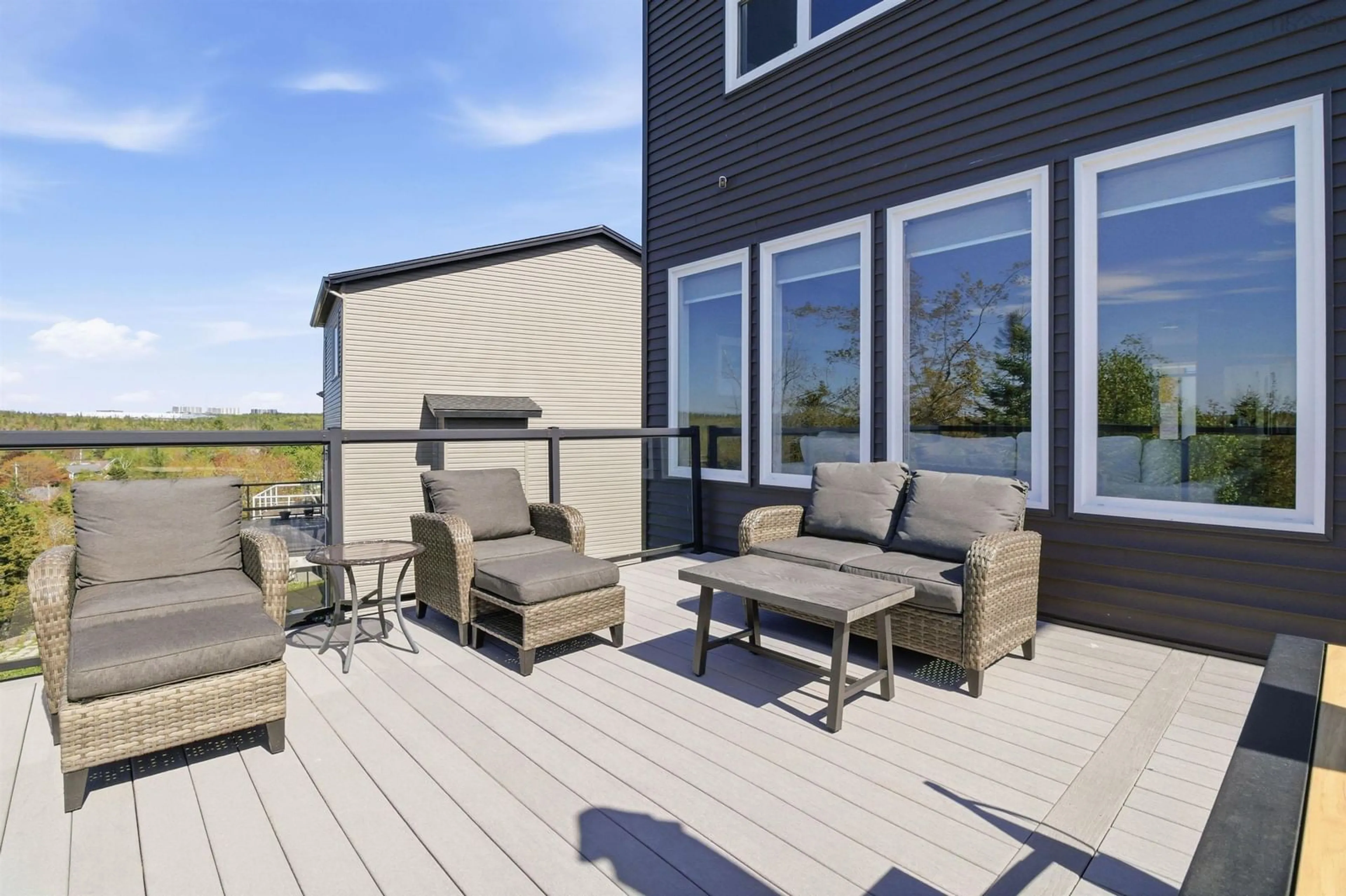 Patio, water/lake/river/ocean view for 61 Maple Grove Ave, Timberlea Nova Scotia B3T 0E2