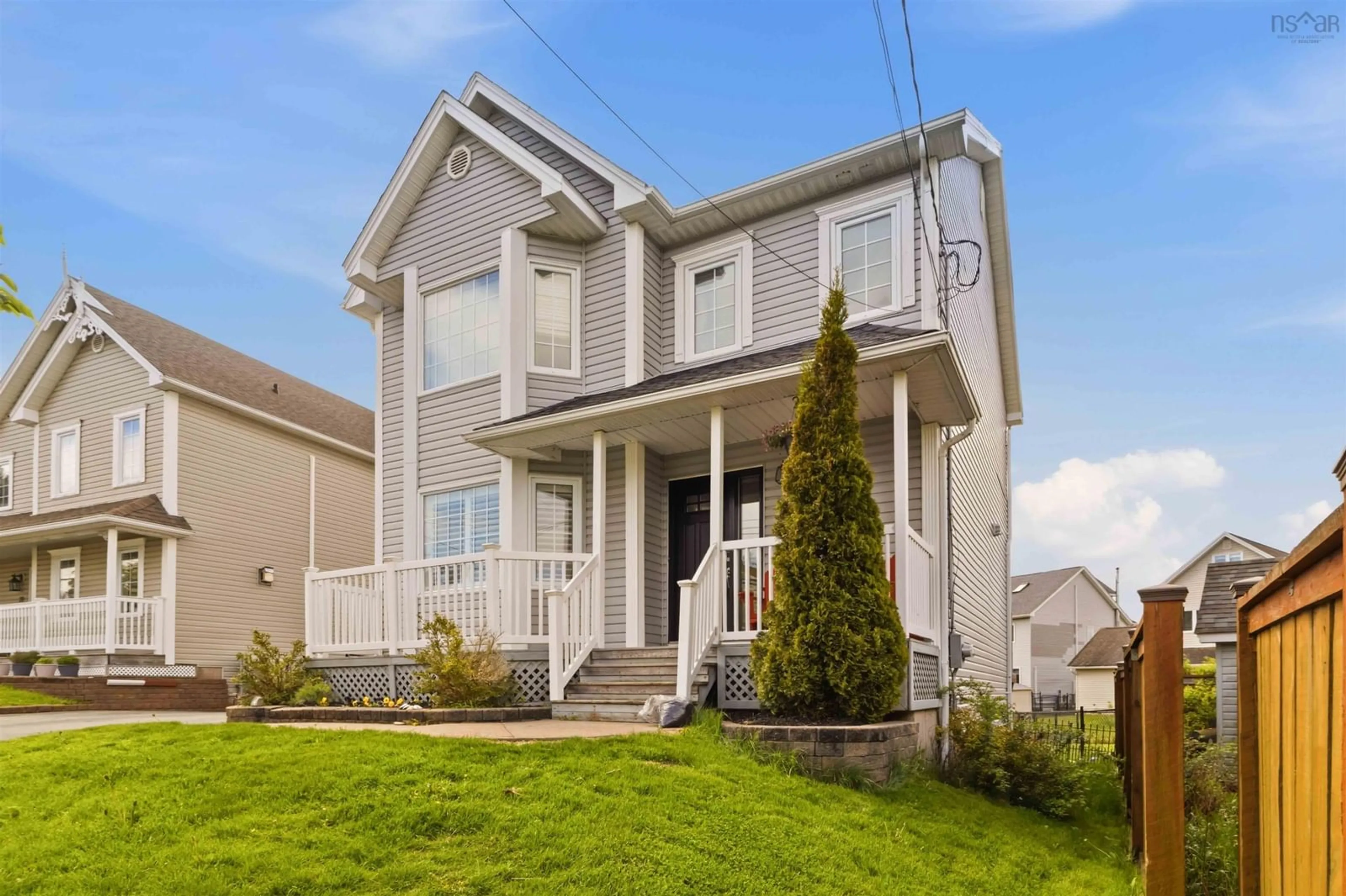 Home with vinyl exterior material, street for 24 Morris Lake Dr, Dartmouth Nova Scotia B2V 2V8