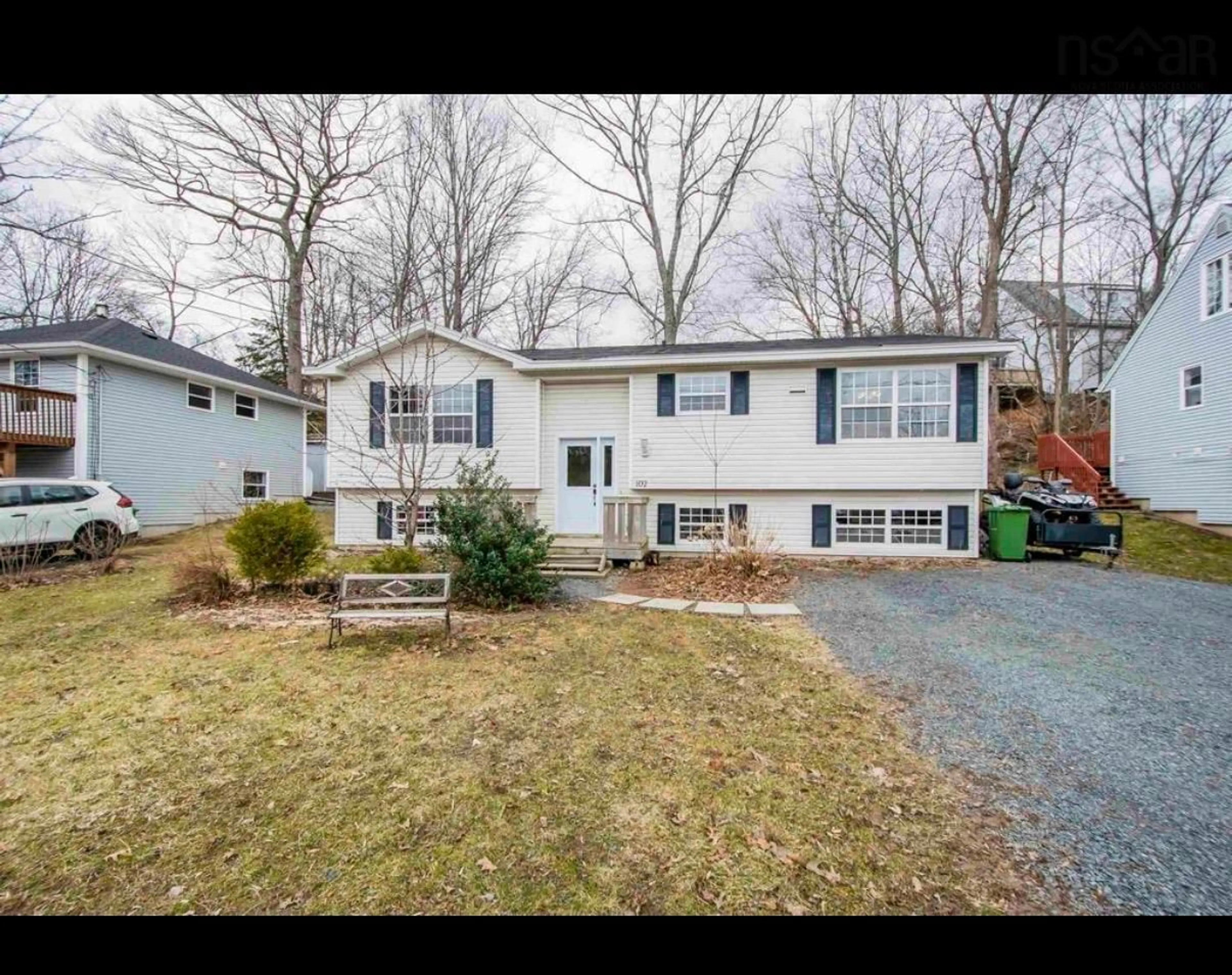 A pic from outside/outdoor area/front of a property/back of a property/a pic from drone, street for 102 River Lane, Bedford Nova Scotia B4A 4J5