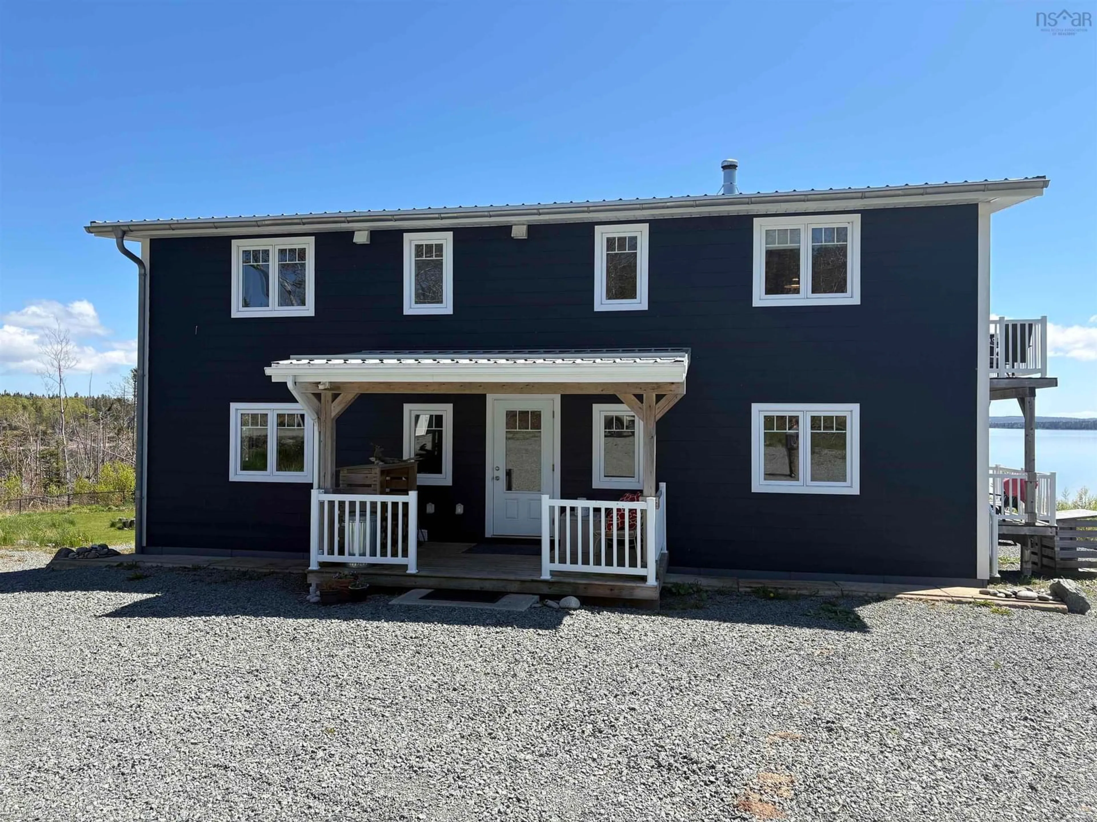 Home with vinyl exterior material, street for 122 Peter Sosna Drive, Macnabs Cove Nova Scotia B0E 3B0
