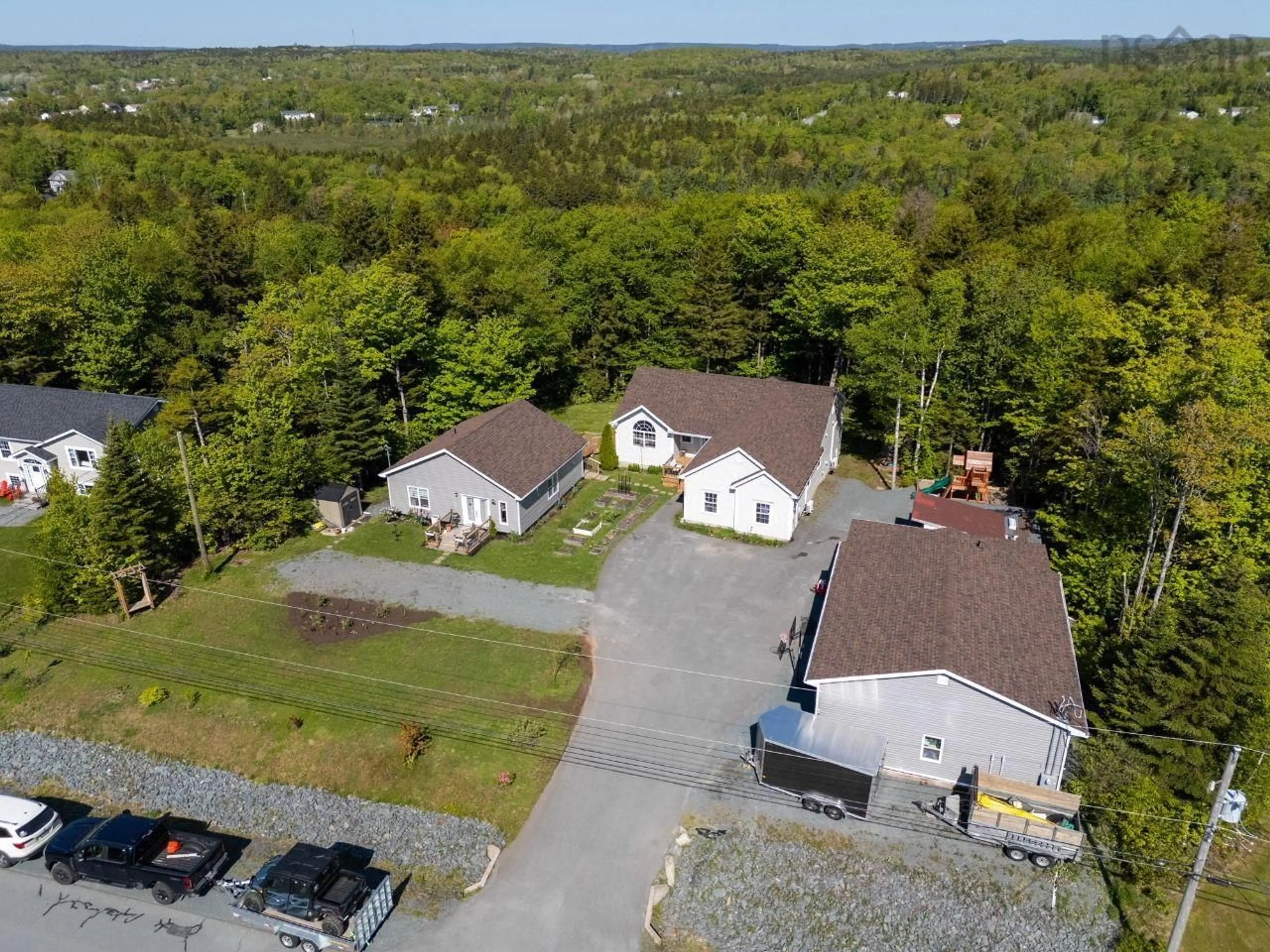A pic from outside/outdoor area/front of a property/back of a property/a pic from drone, unknown for 346 Lakecreast Dr, Middle Sackville Nova Scotia B4E 3L1