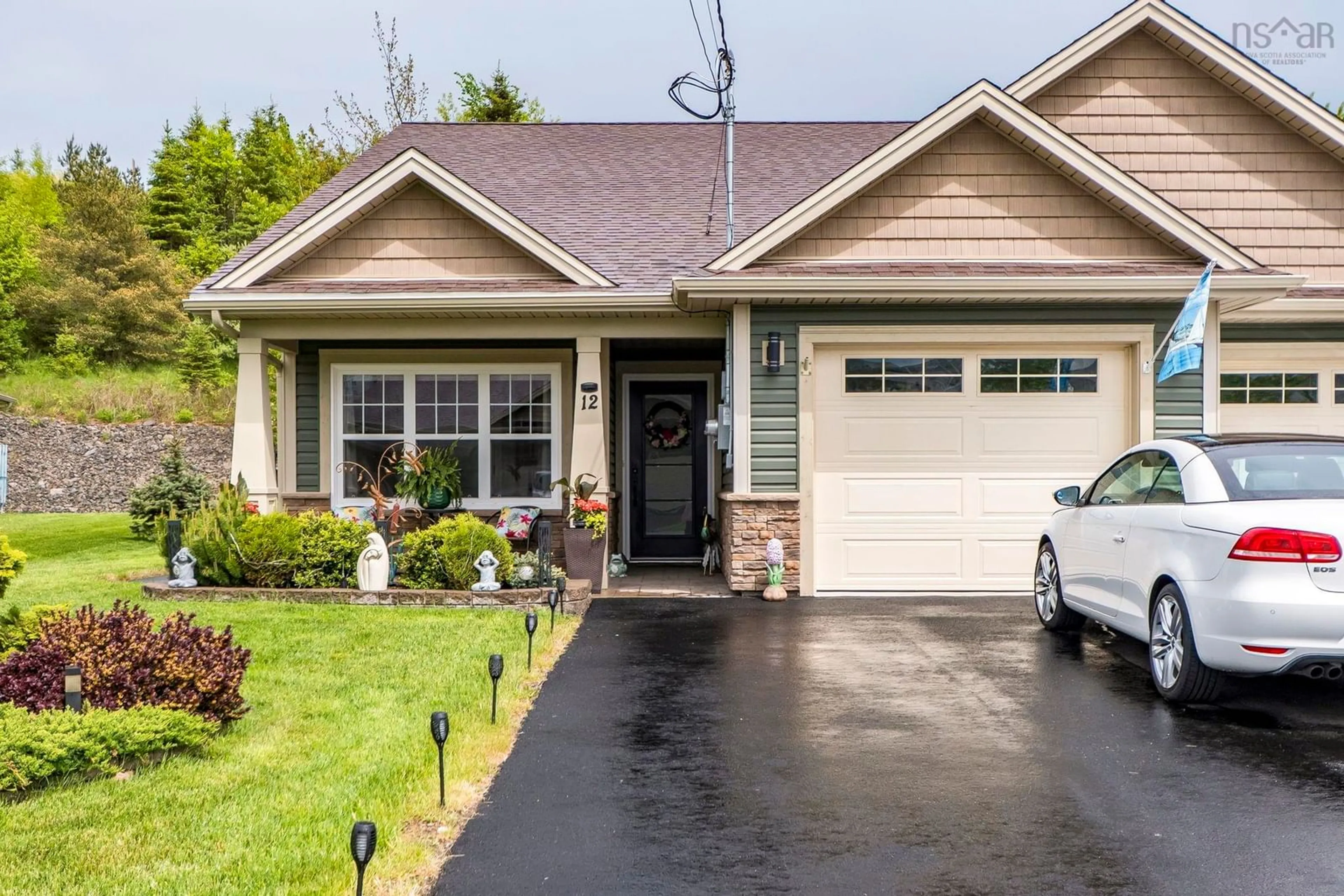 Home with vinyl exterior material, street for 12 Edward Dr, Garlands Crossing Nova Scotia B0N 2T0