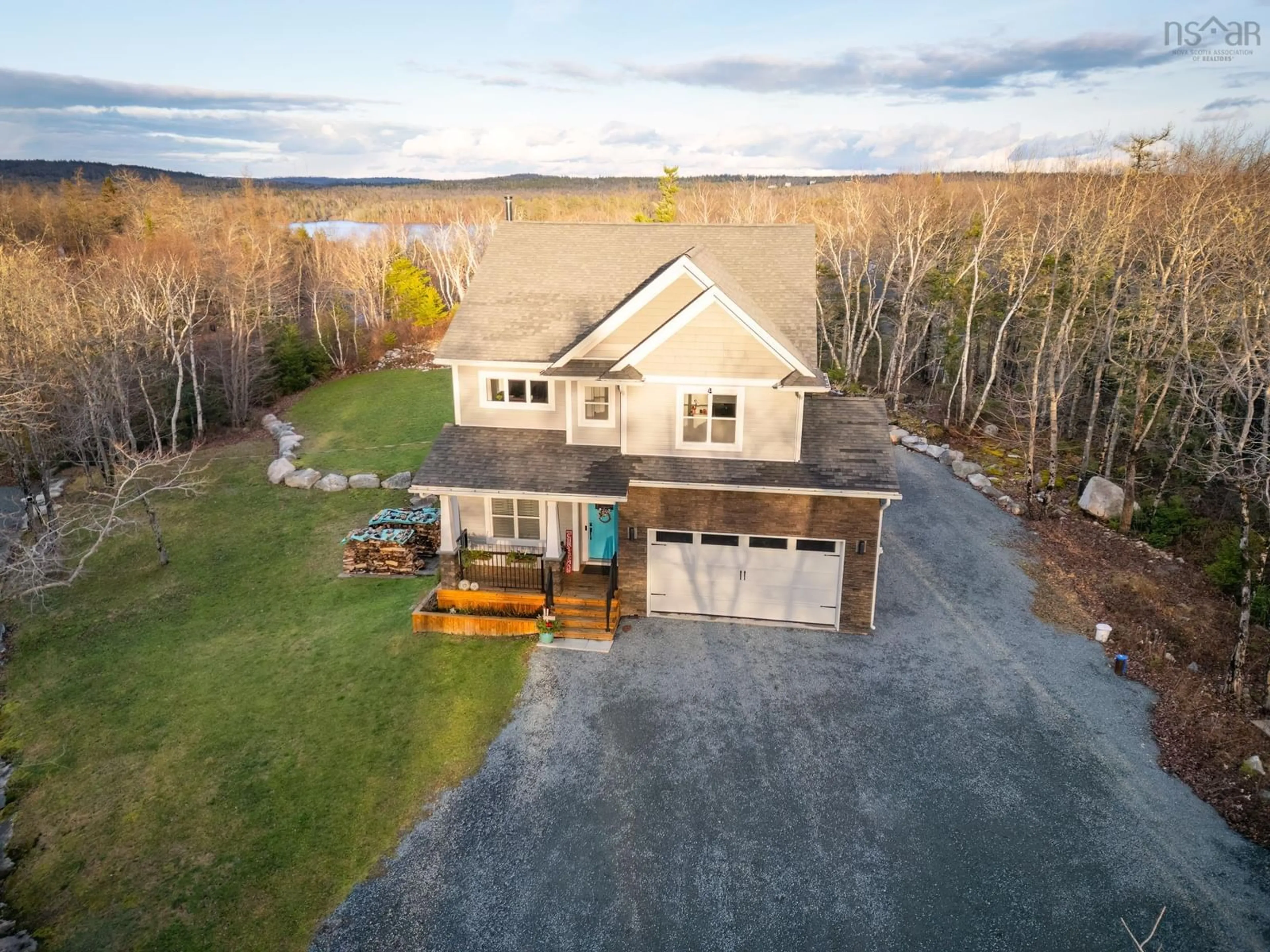 A pic from outside/outdoor area/front of a property/back of a property/a pic from drone, water/lake/river/ocean view for 4566 St Margarets Bay Rd, Lewis Lake Nova Scotia B3Z 1C4