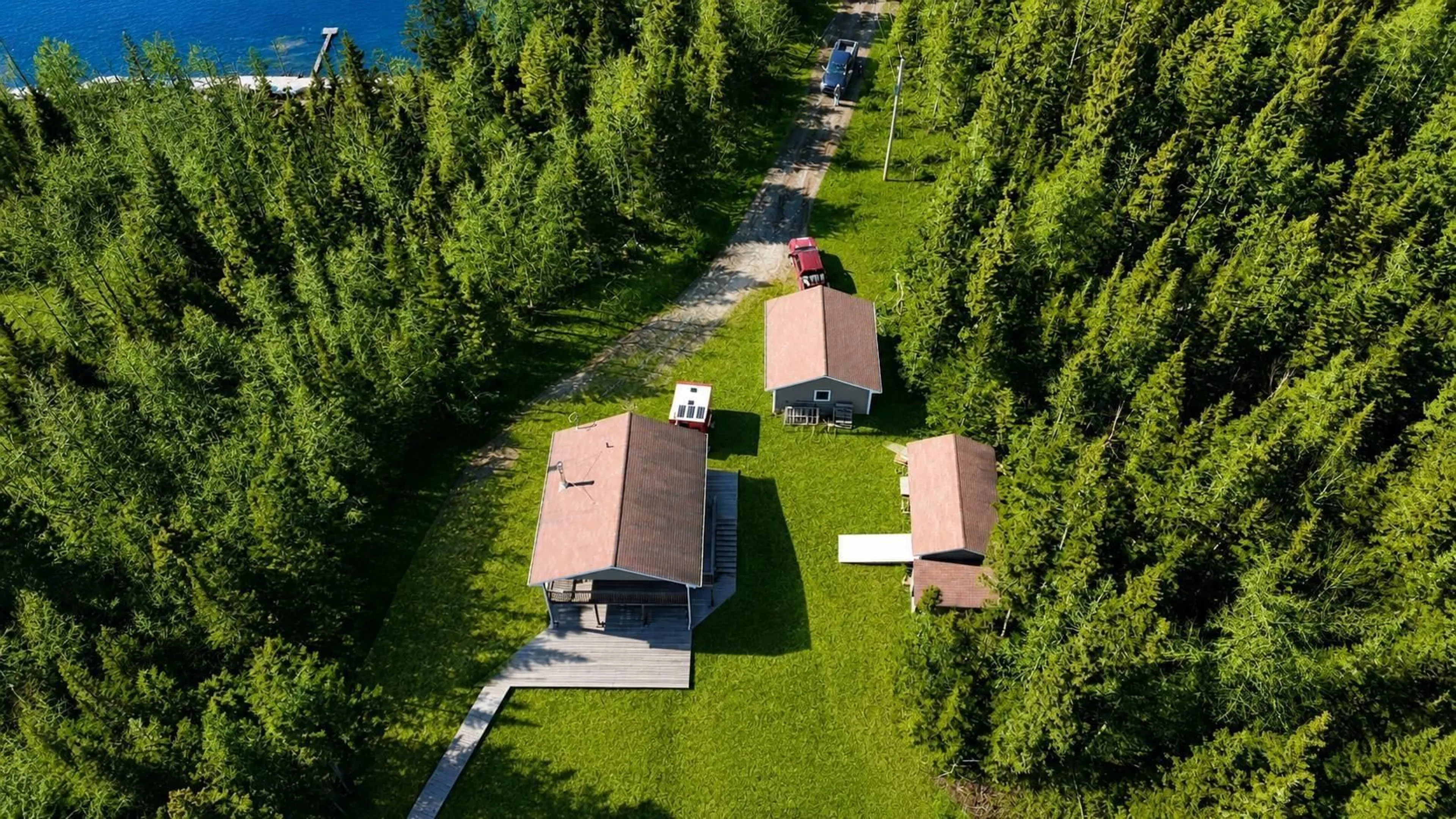 A pic from outside/outdoor area/front of a property/back of a property/a pic from drone, unknown for 11 Kelly Lane, Walkerville Nova Scotia B0E 1J0