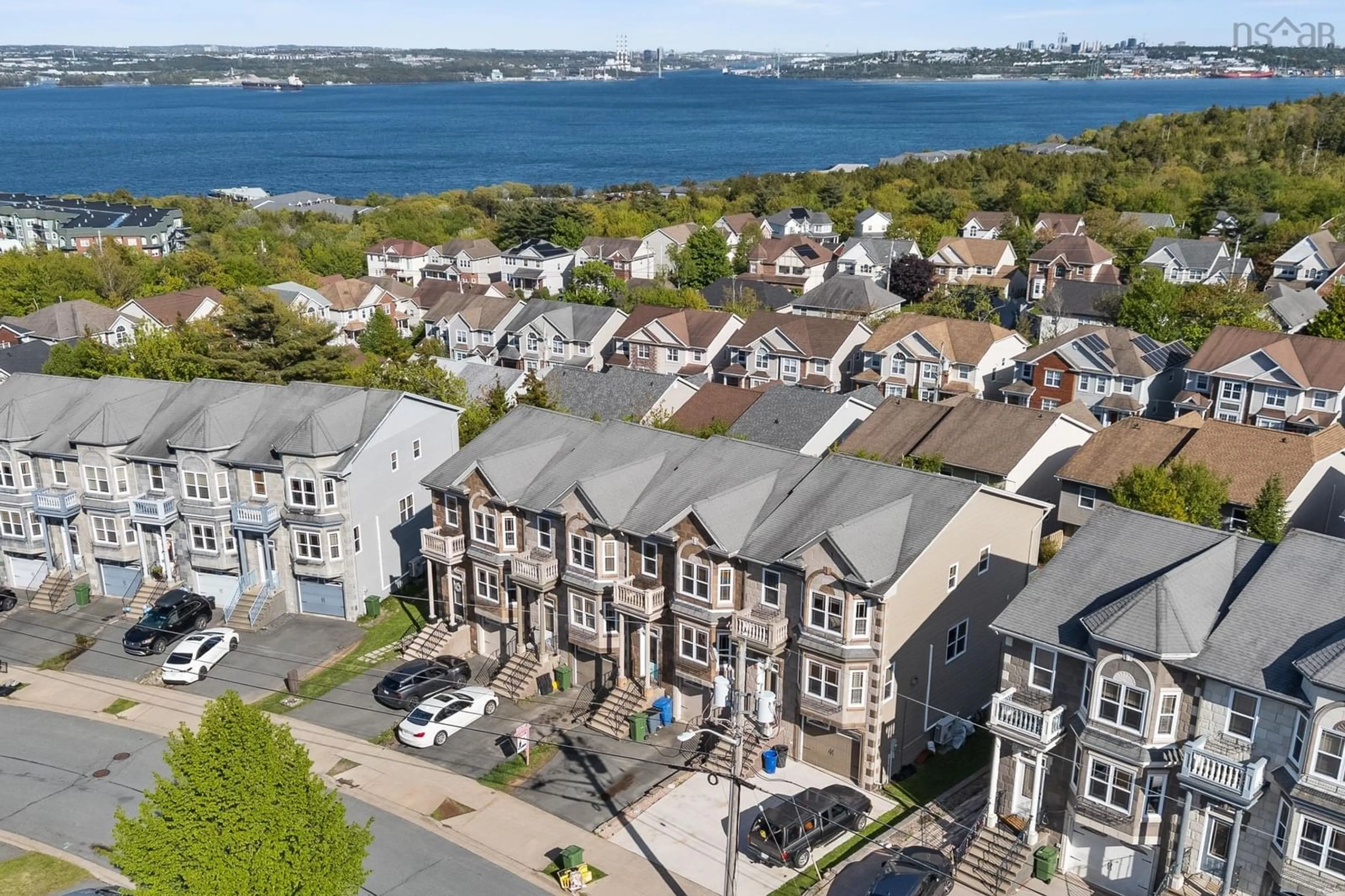A pic from outside/outdoor area/front of a property/back of a property/a pic from drone, water/lake/river/ocean view for 24 Bosun Run, Halifax Nova Scotia B3M 4W4