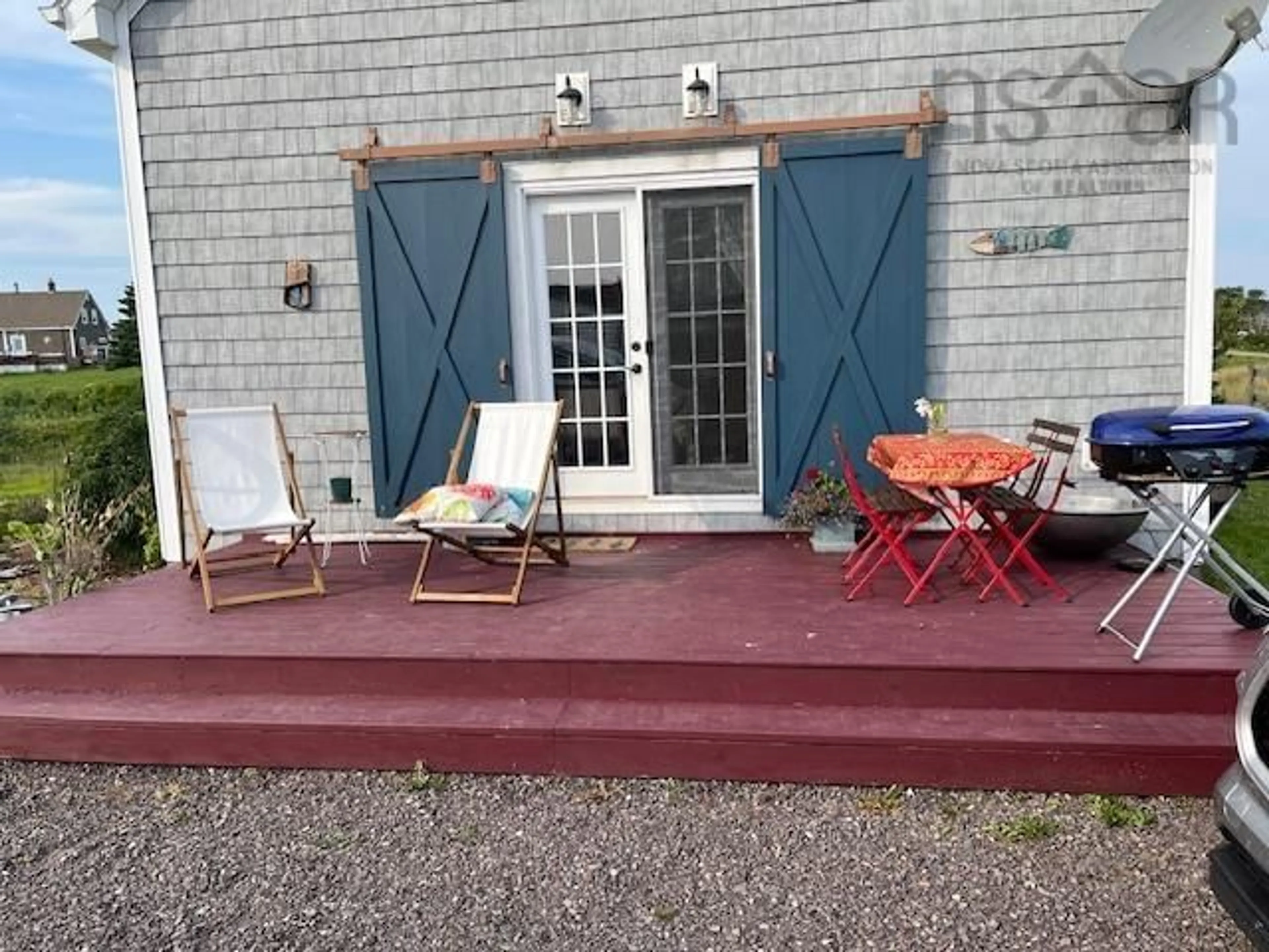 Patio, street for 19 Cove Rd, West Arichat Nova Scotia B0E 3J0