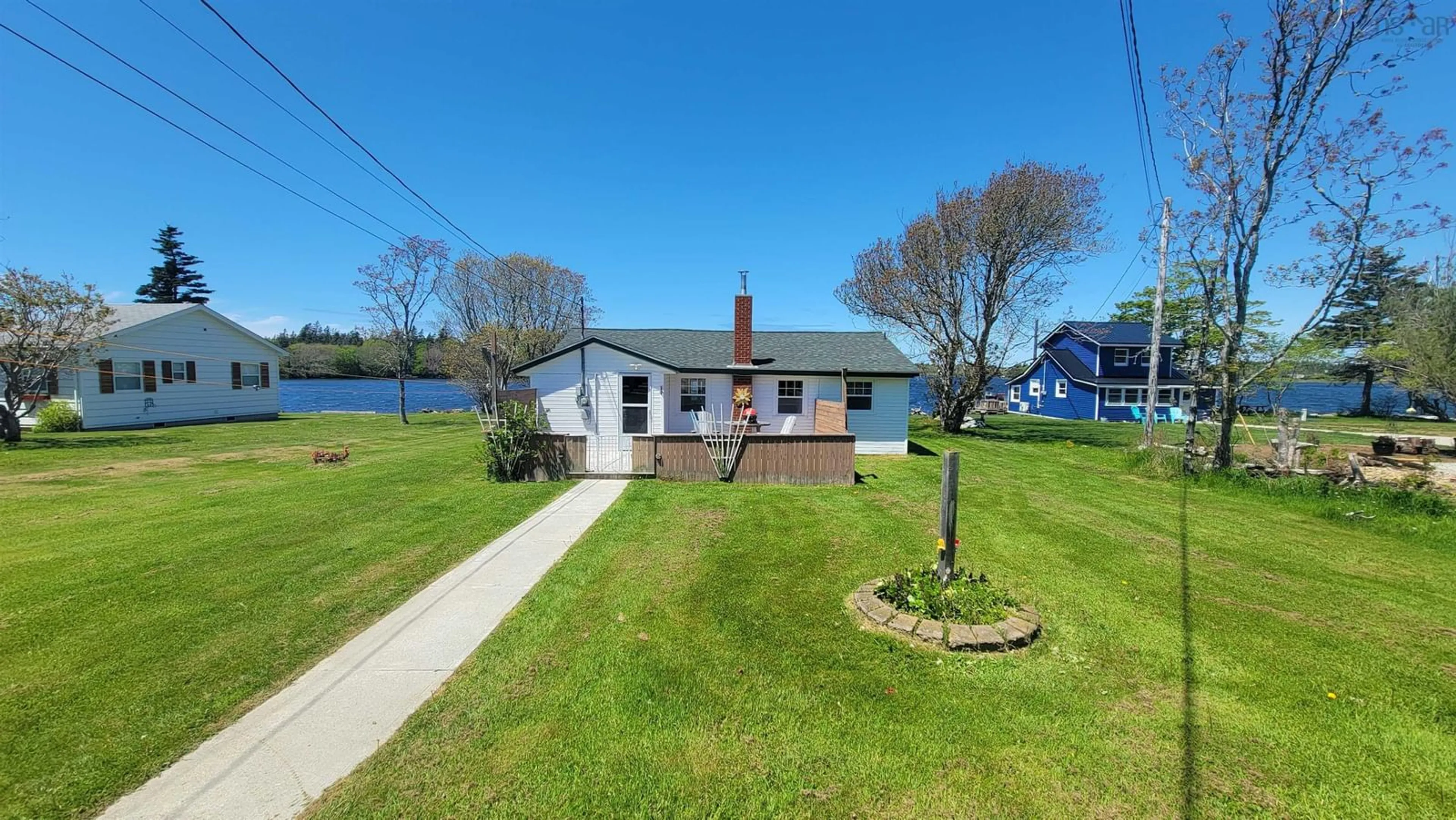 A pic from outside/outdoor area/front of a property/back of a property/a pic from drone, water/lake/river/ocean view for 108 Pembroke Rd, Pembroke Nova Scotia B5A 5H3