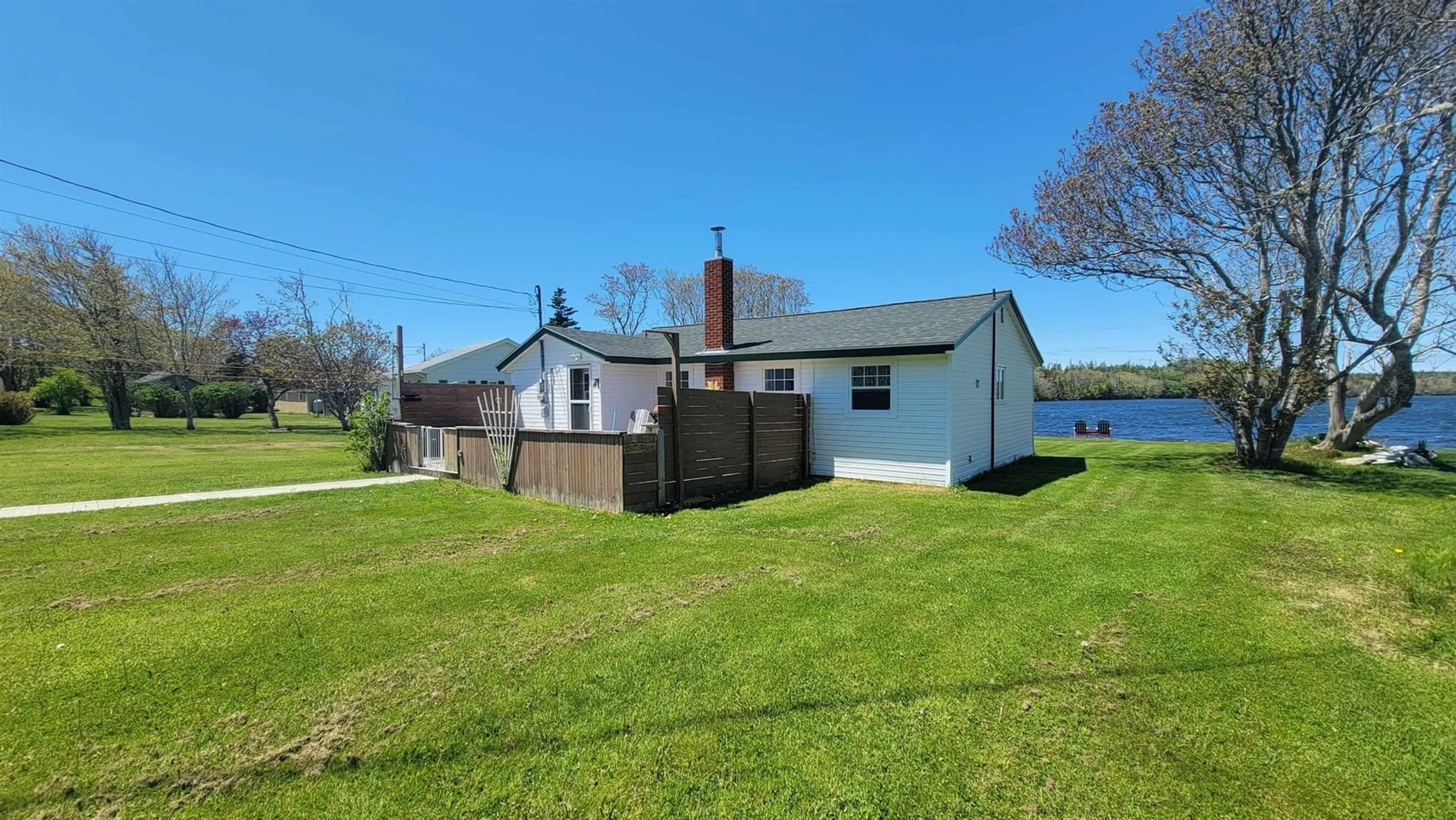 A pic from outside/outdoor area/front of a property/back of a property/a pic from drone, water/lake/river/ocean view for 108 Pembroke Rd, Pembroke Nova Scotia B5A 5H3