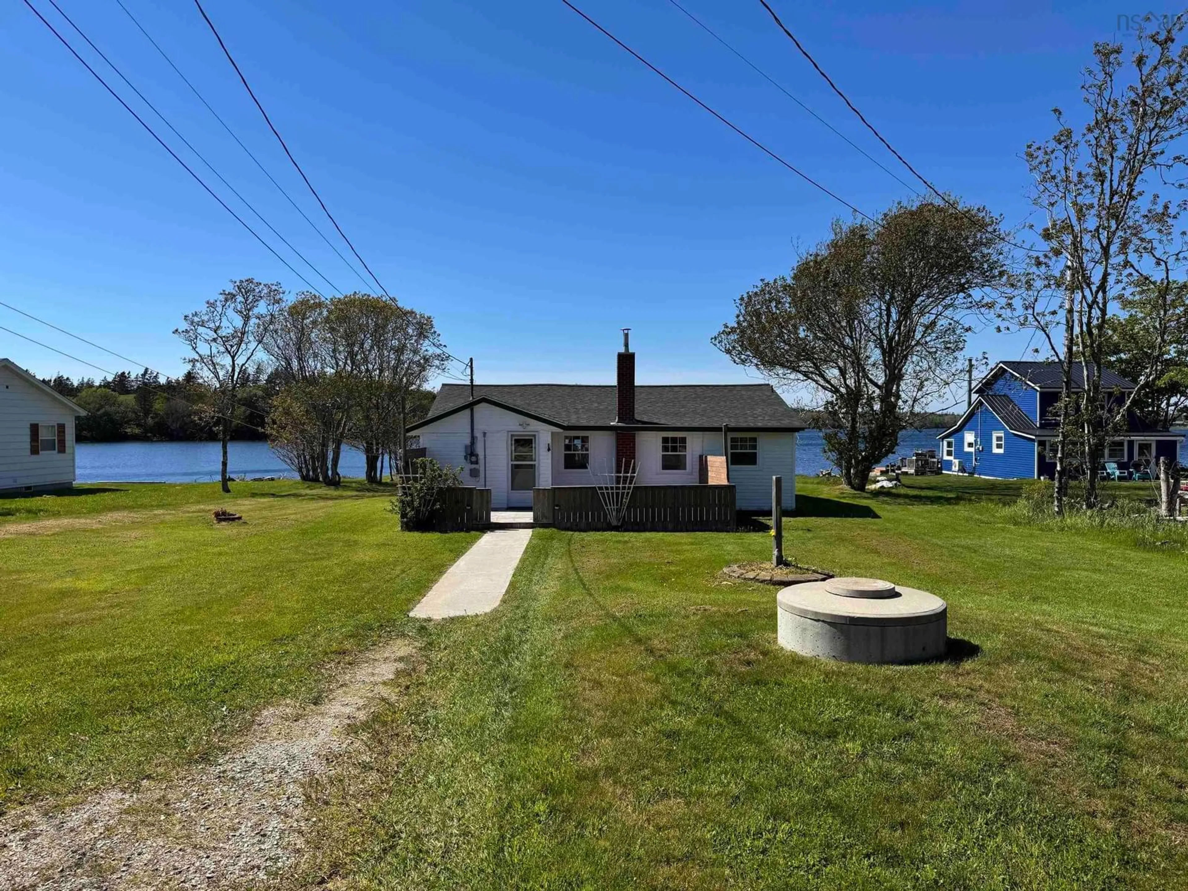 A pic from outside/outdoor area/front of a property/back of a property/a pic from drone, water/lake/river/ocean view for 108 Pembroke Rd, Pembroke Nova Scotia B5A 5H3