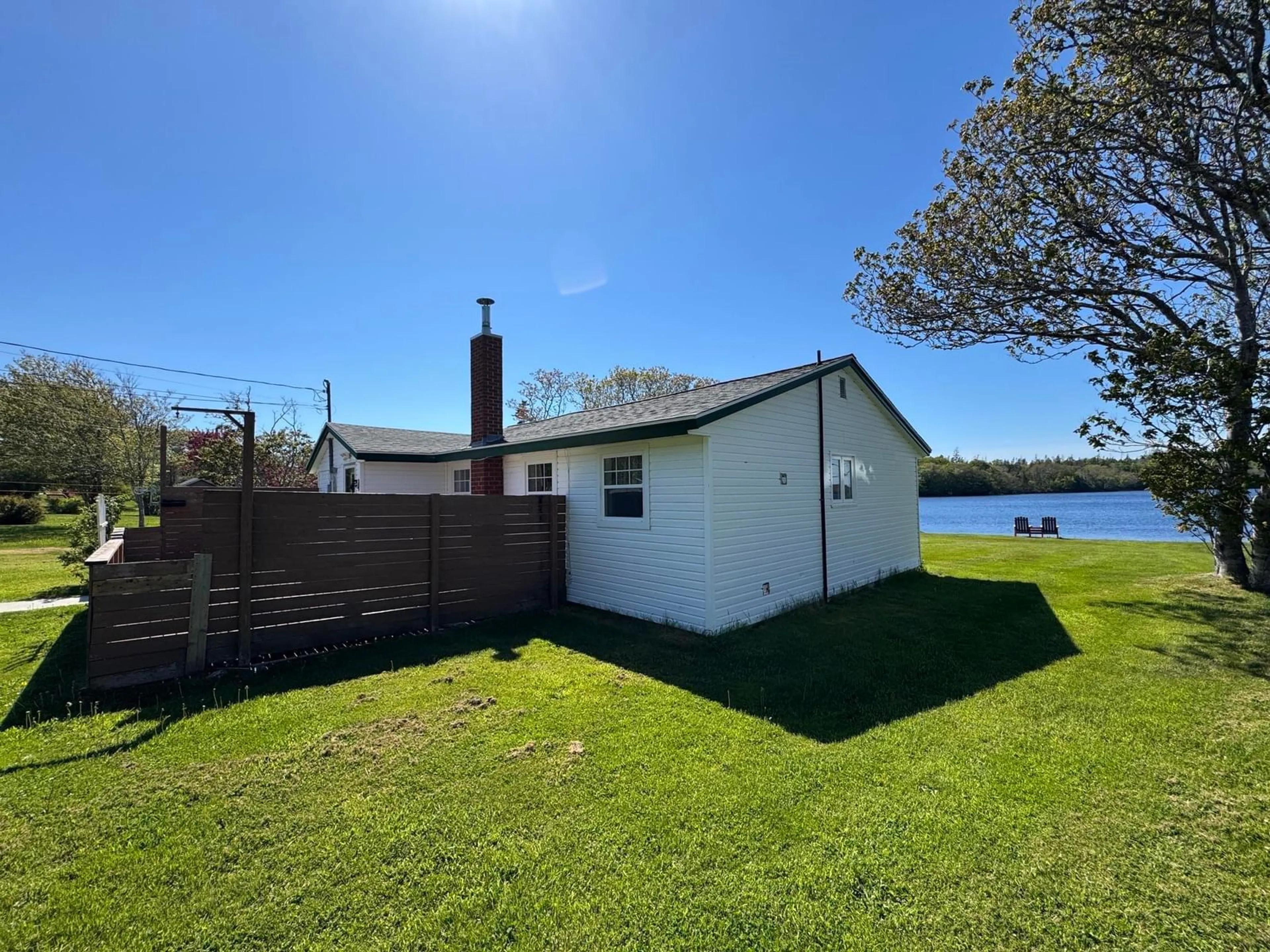 A pic from outside/outdoor area/front of a property/back of a property/a pic from drone, water/lake/river/ocean view for 108 Pembroke Rd, Pembroke Nova Scotia B5A 5H3