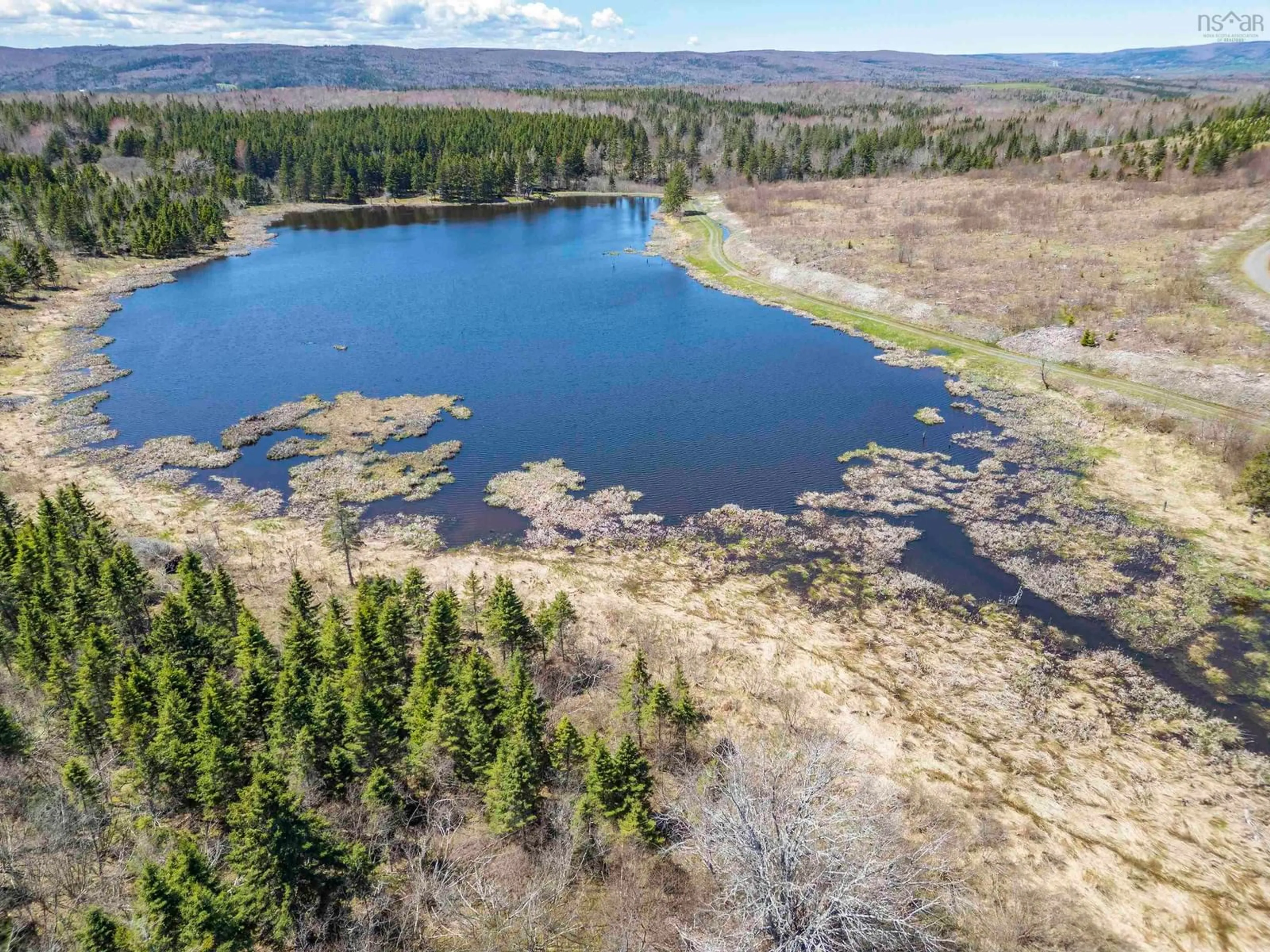A pic from outside/outdoor area/front of a property/back of a property/a pic from drone, water/lake/river/ocean view for 2897 Highway#7, Ashdale Nova Scotia B2G 2L3