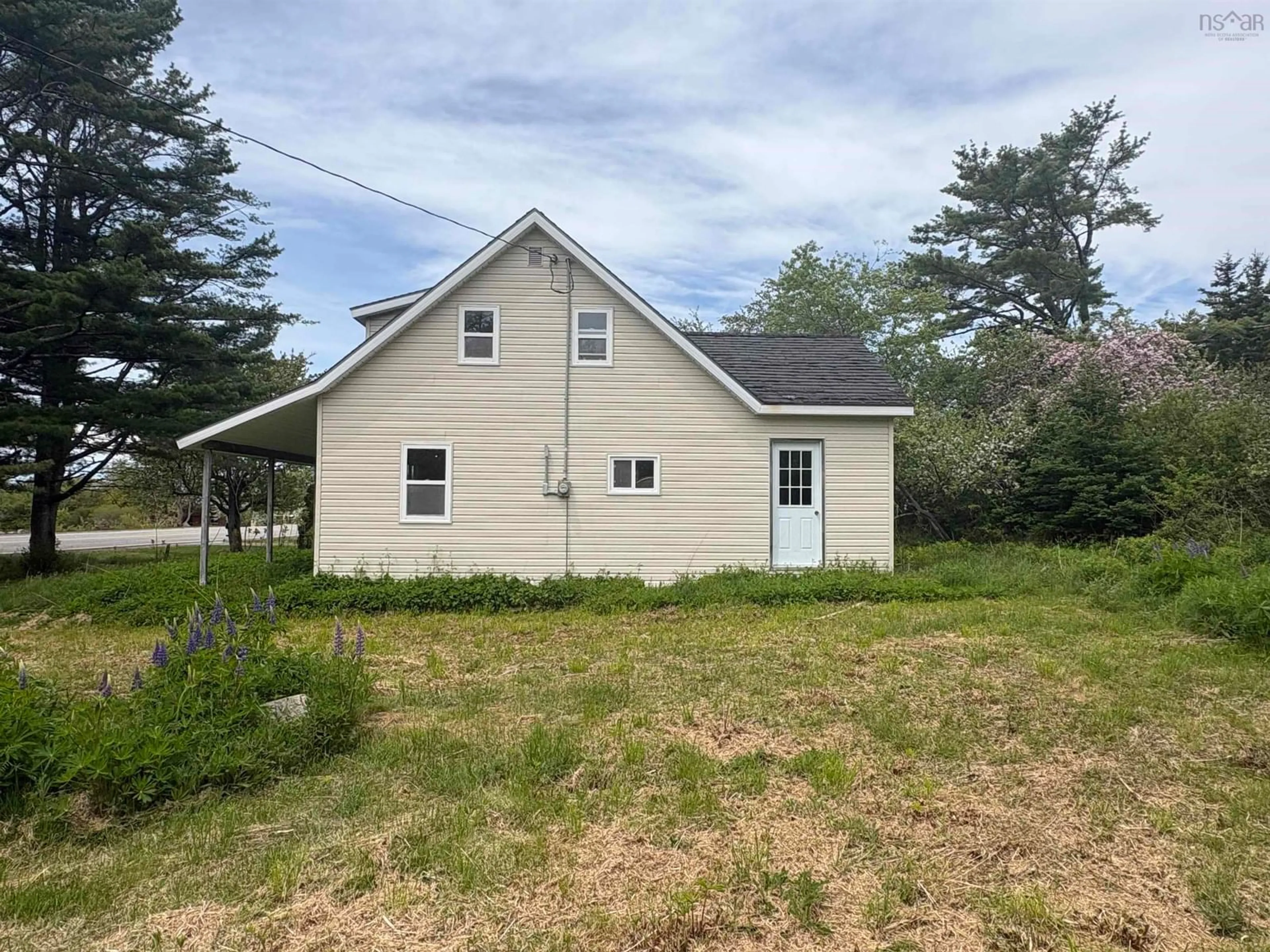A pic from outside/outdoor area/front of a property/back of a property/a pic from drone, building for 5520 Highway 3, East Jordan Nova Scotia B0T 1J0