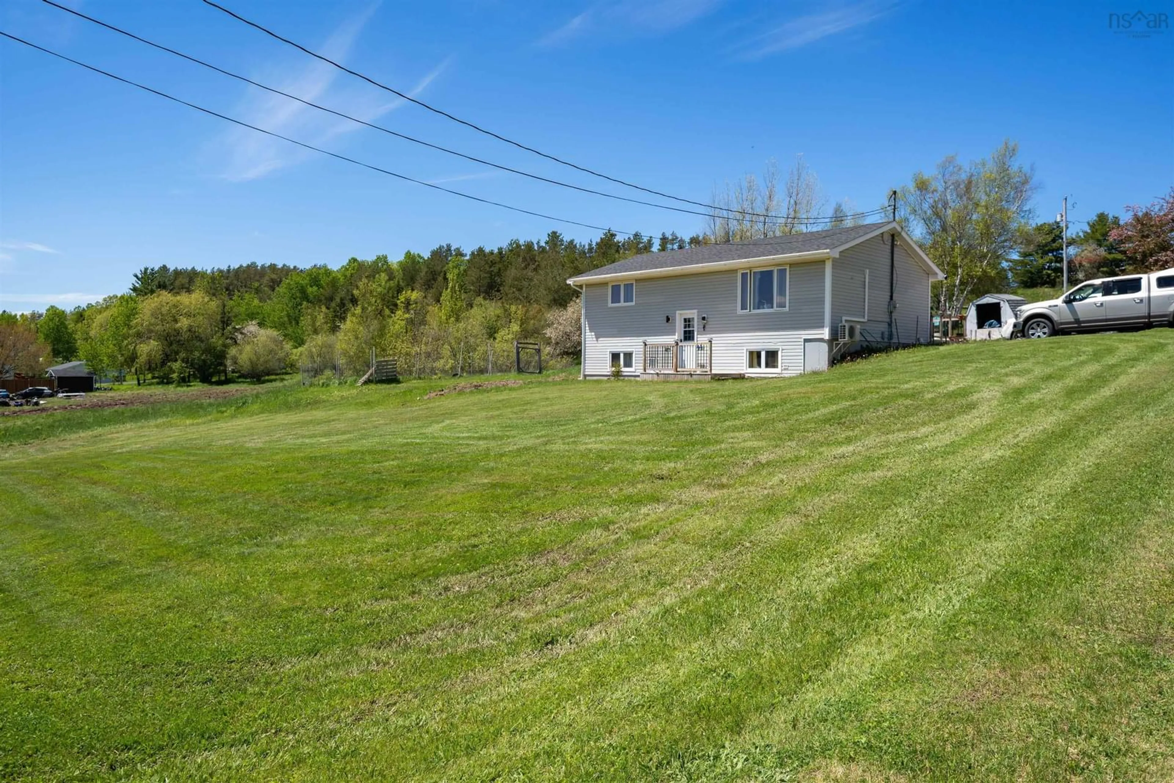 A pic from outside/outdoor area/front of a property/back of a property/a pic from drone, water/lake/river/ocean view for 9 Demont Dr, Linacy Nova Scotia B2H 5C4