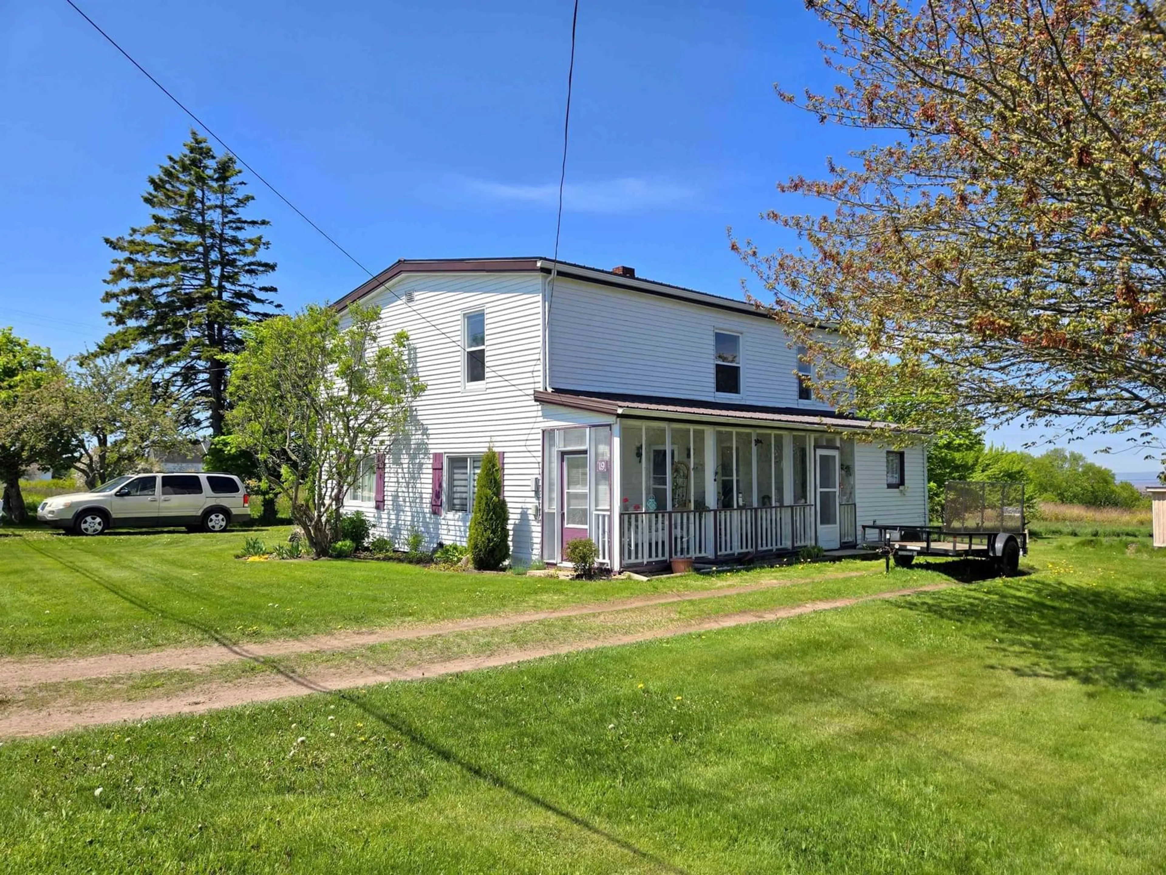 A pic from outside/outdoor area/front of a property/back of a property/a pic from drone, unknown for 19 Hurley Rd, Joggins Nova Scotia B0L 1A0