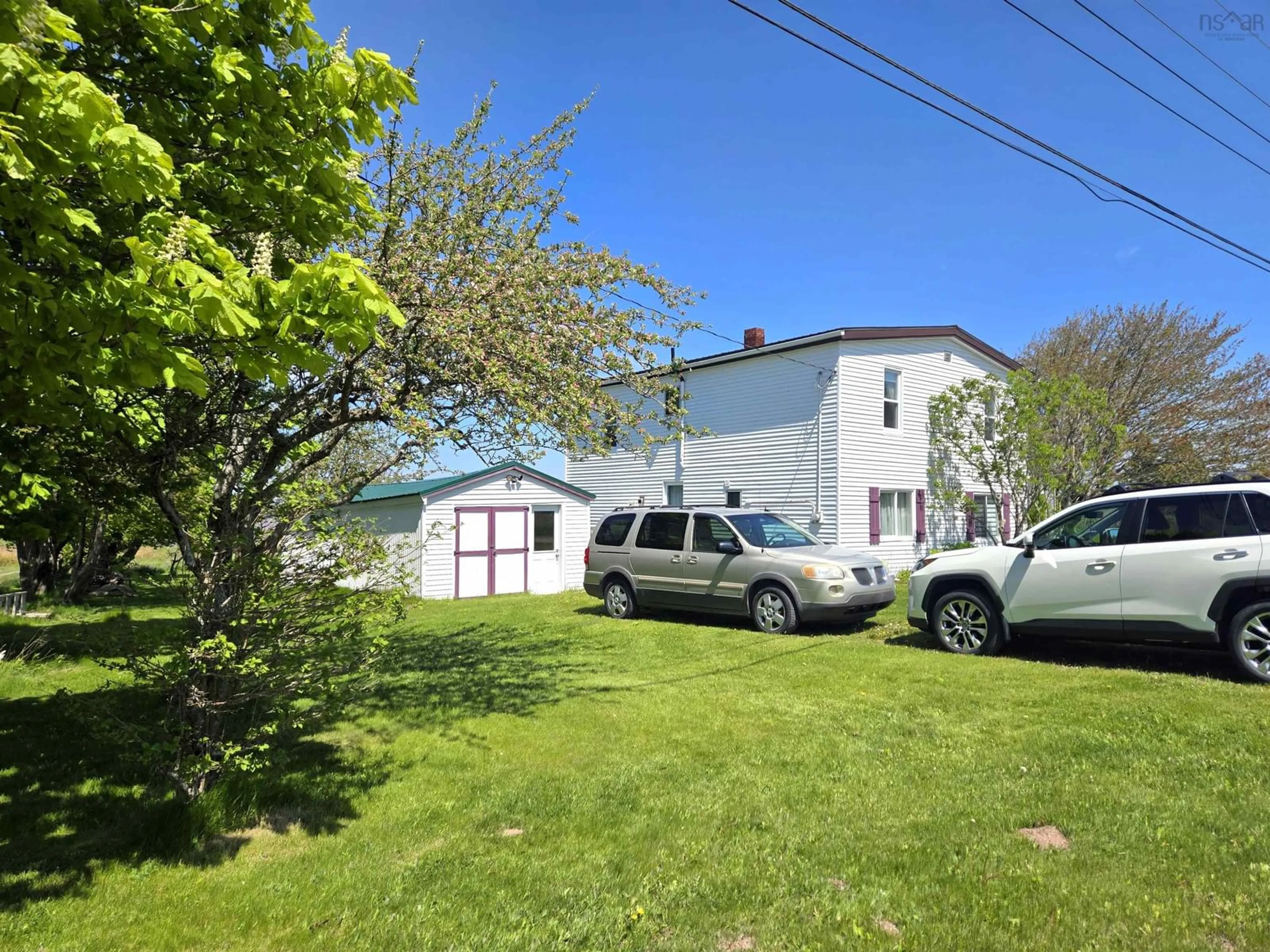 A pic from outside/outdoor area/front of a property/back of a property/a pic from drone, street for 19 Hurley Rd, Joggins Nova Scotia B0L 1A0
