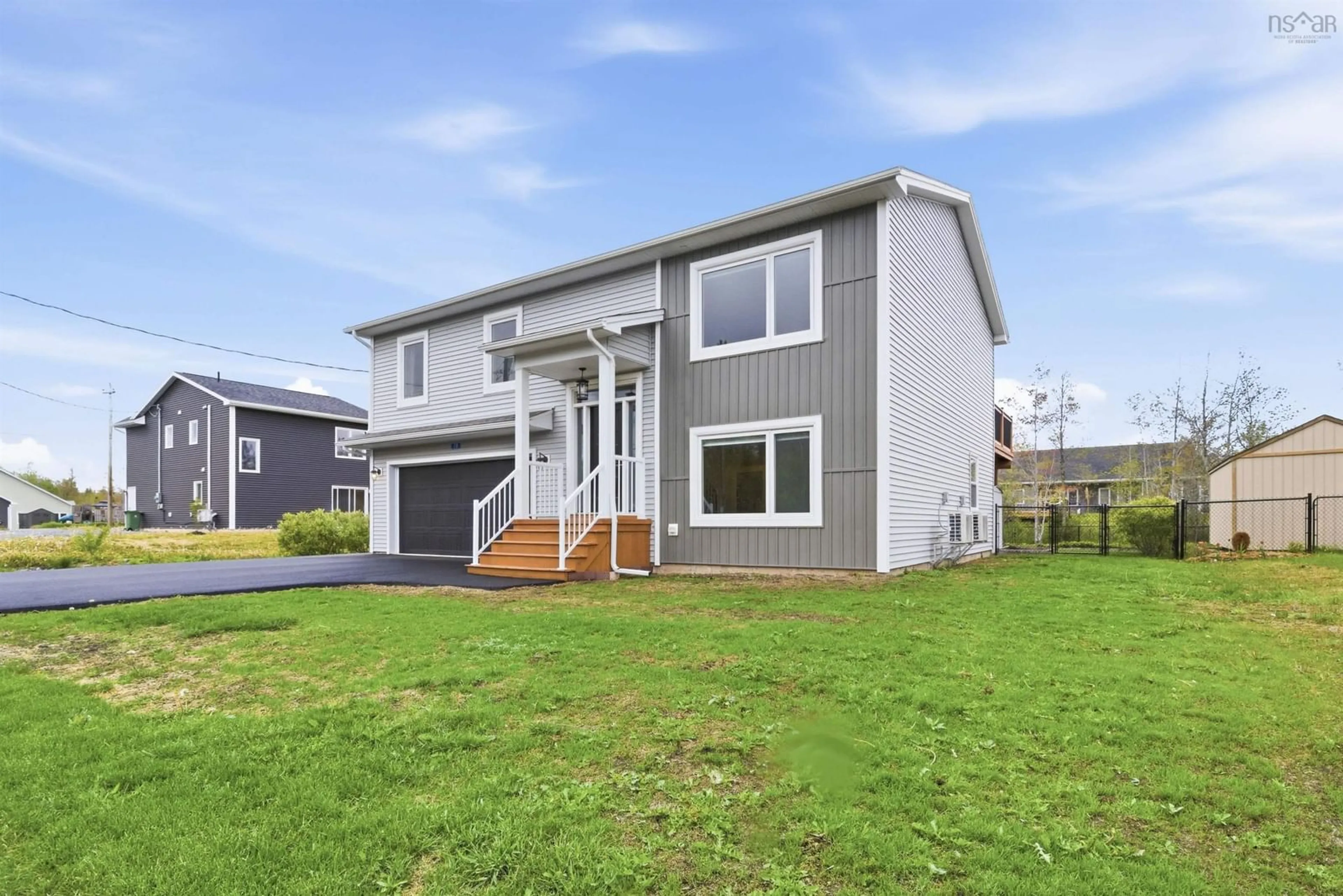 Home with vinyl exterior material, street for 19 Turner James Ave, Lantz Nova Scotia B2S 0C5