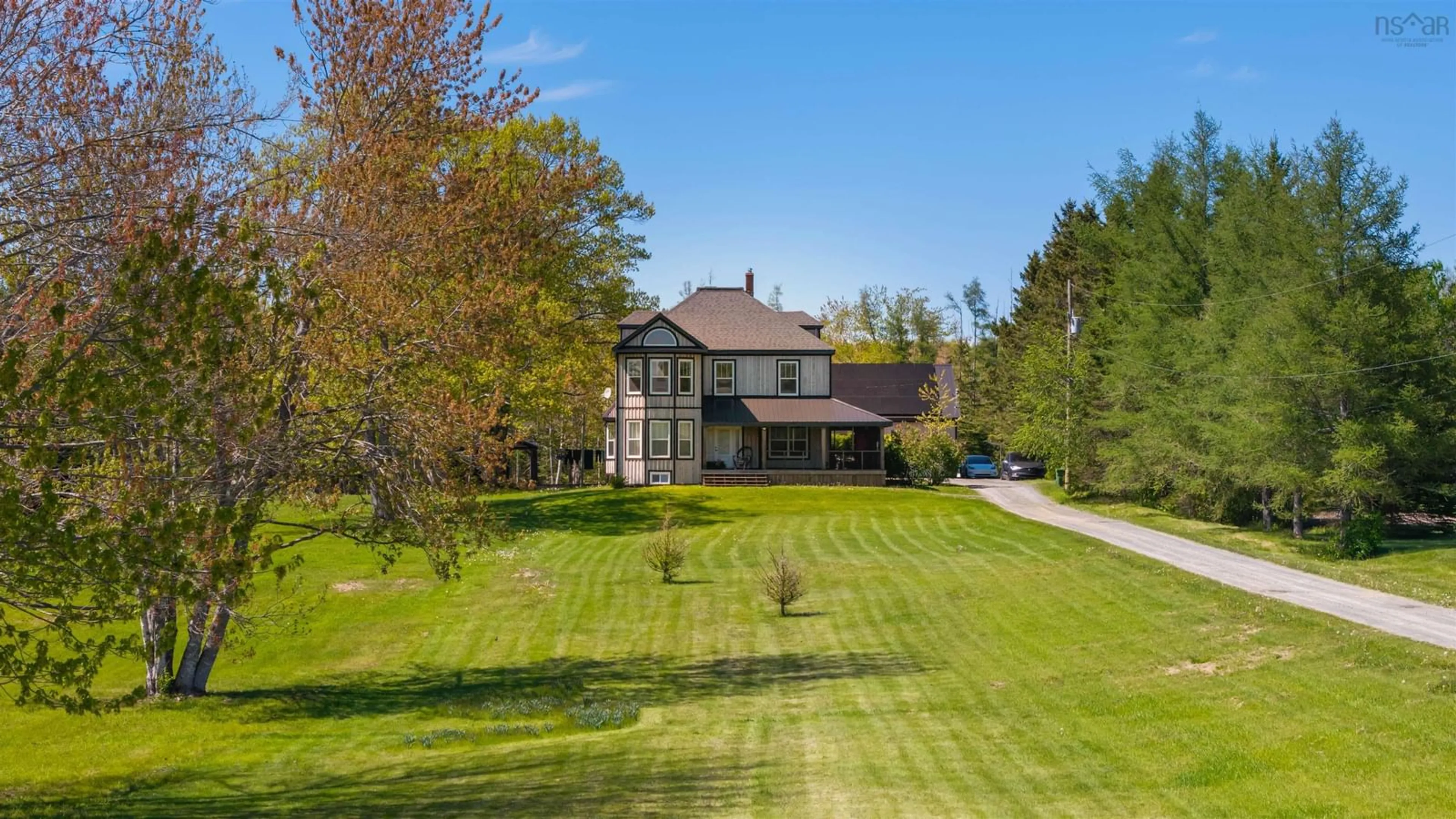 A pic from outside/outdoor area/front of a property/back of a property/a pic from drone, unknown for 5323 Highway 289, Upper Stewiacke Nova Scotia B0N 2P0