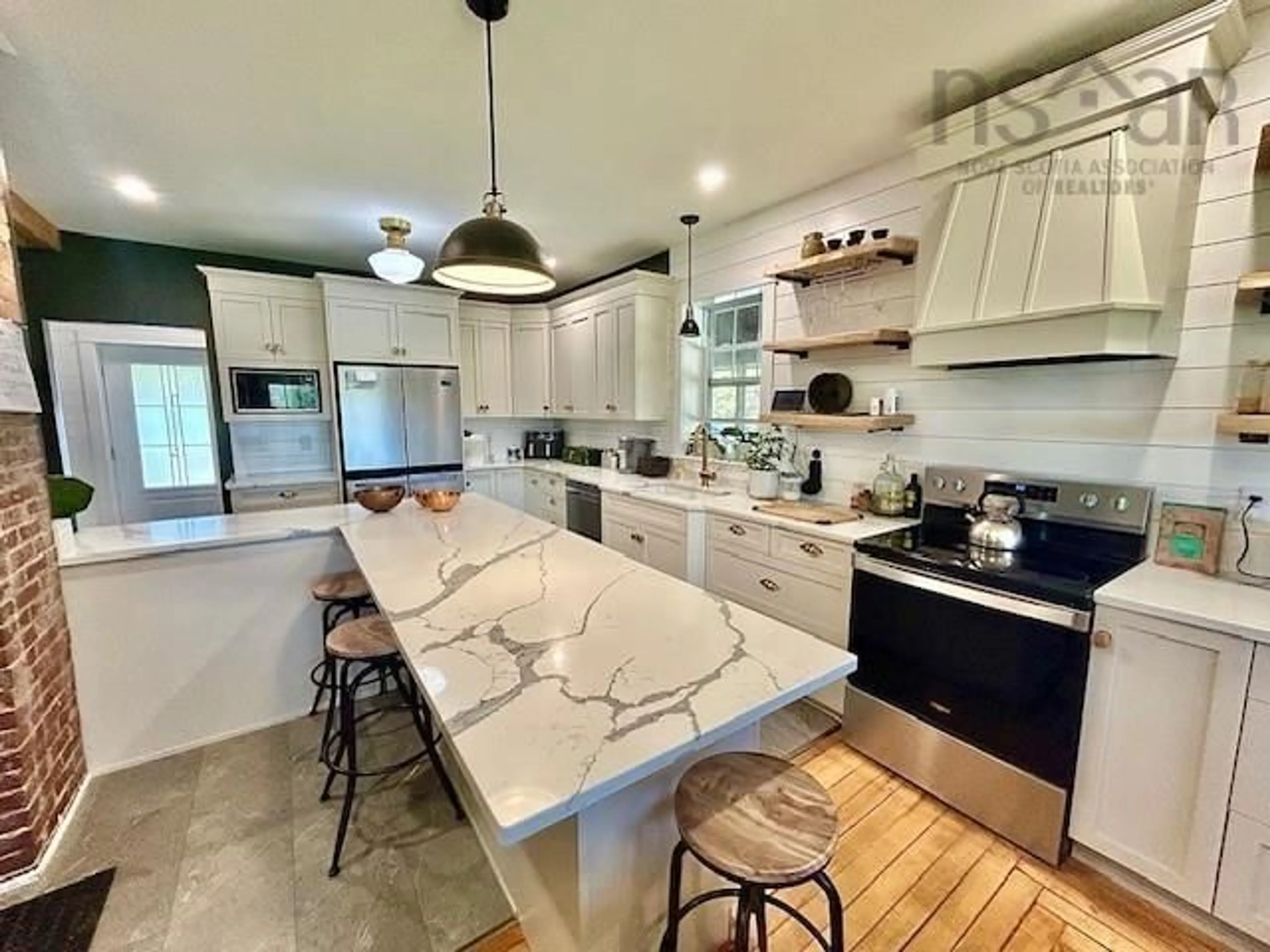 Open concept kitchen, ceramic/tile floor for 5323 Highway 289, Upper Stewiacke Nova Scotia B0N 2P0