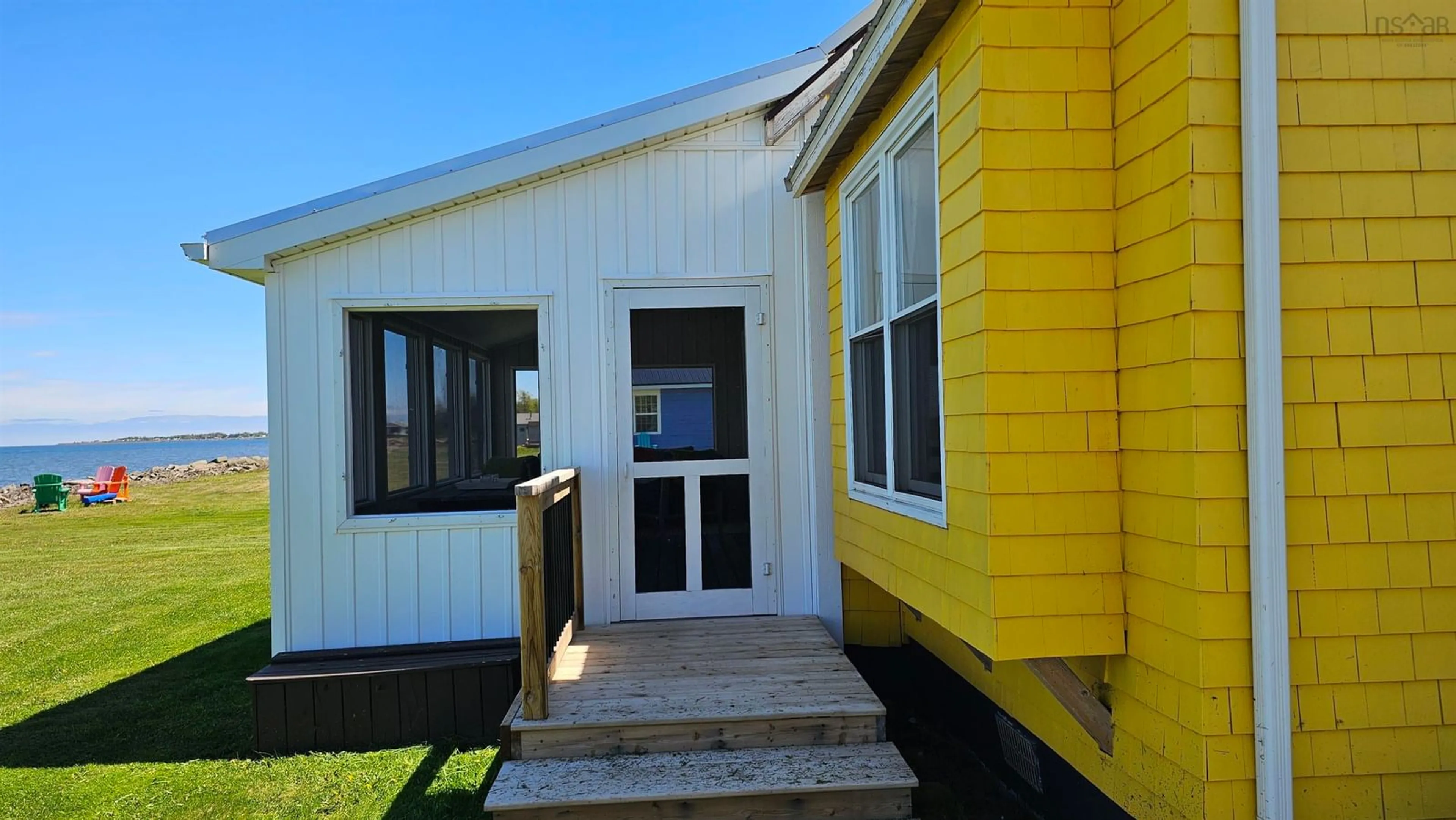 Home with vinyl exterior material, street for 100 Sterling Lane, Brule Shore Nova Scotia B0K 1V0