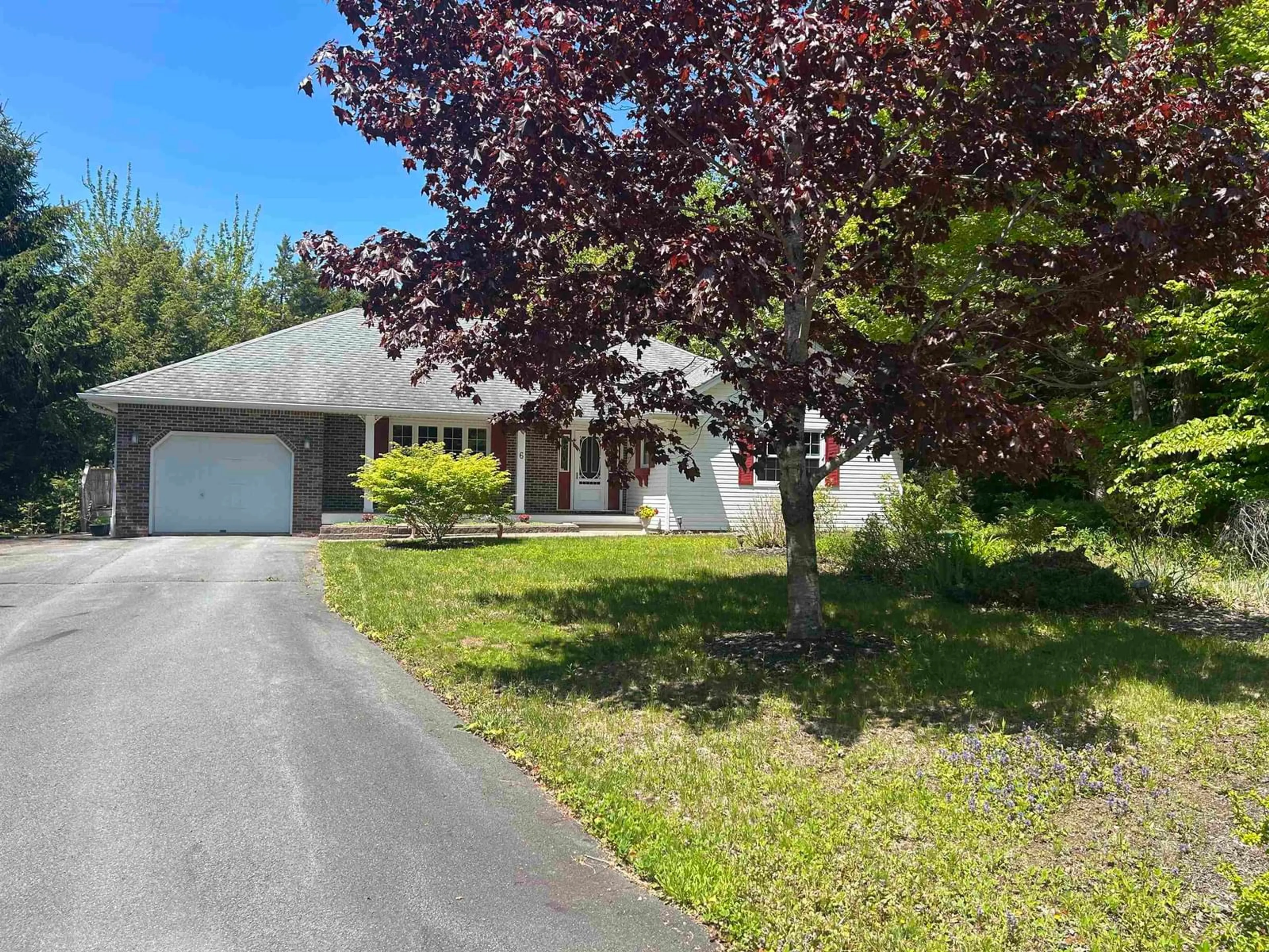A pic from outside/outdoor area/front of a property/back of a property/a pic from drone, street for 6 Ainsley Crt, Fall River Nova Scotia B2T 1E7