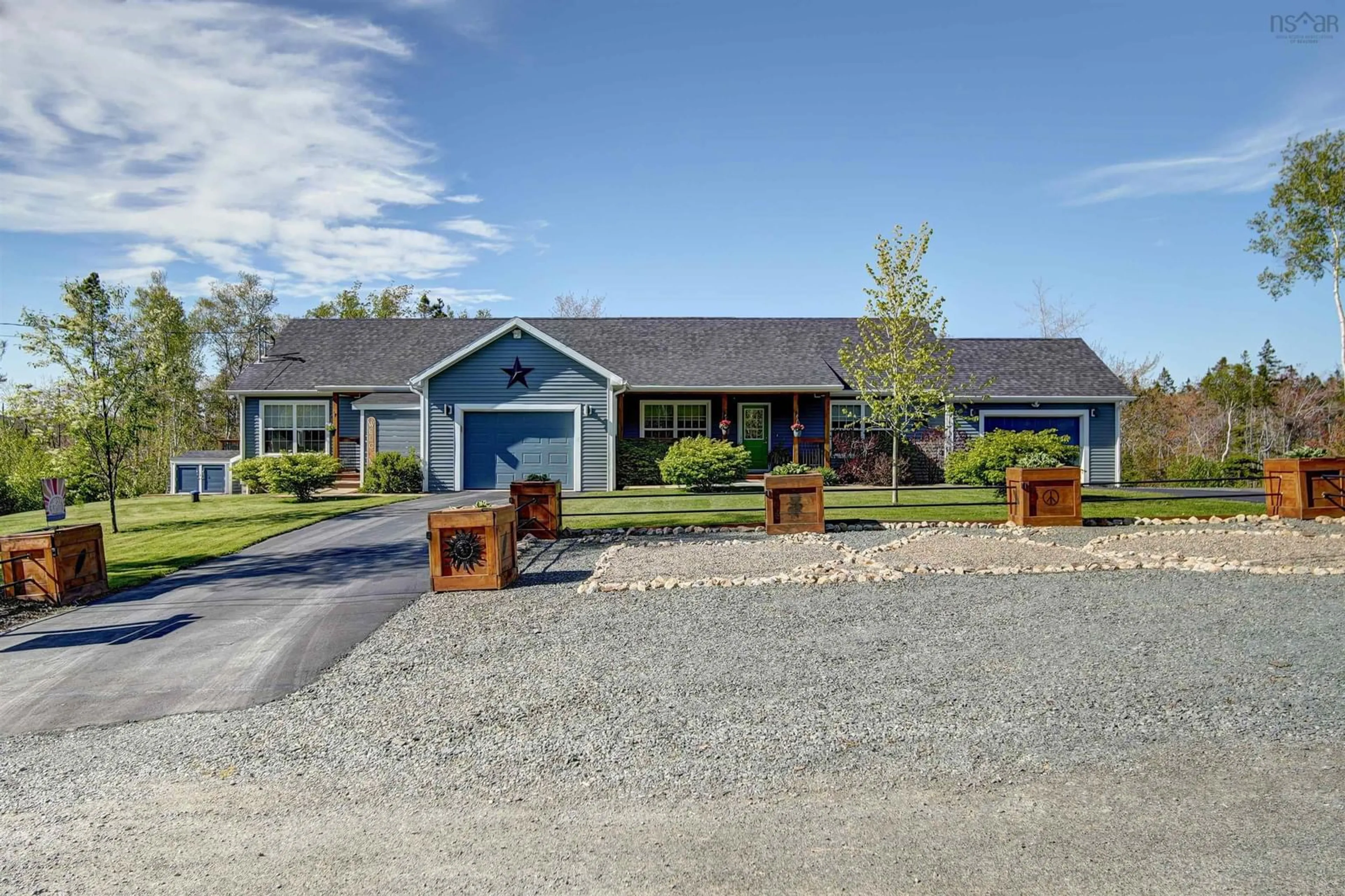 A pic from outside/outdoor area/front of a property/back of a property/a pic from drone, street for 27 Pioneer Hill #27/29, Whites Lake Nova Scotia B3T 1W7