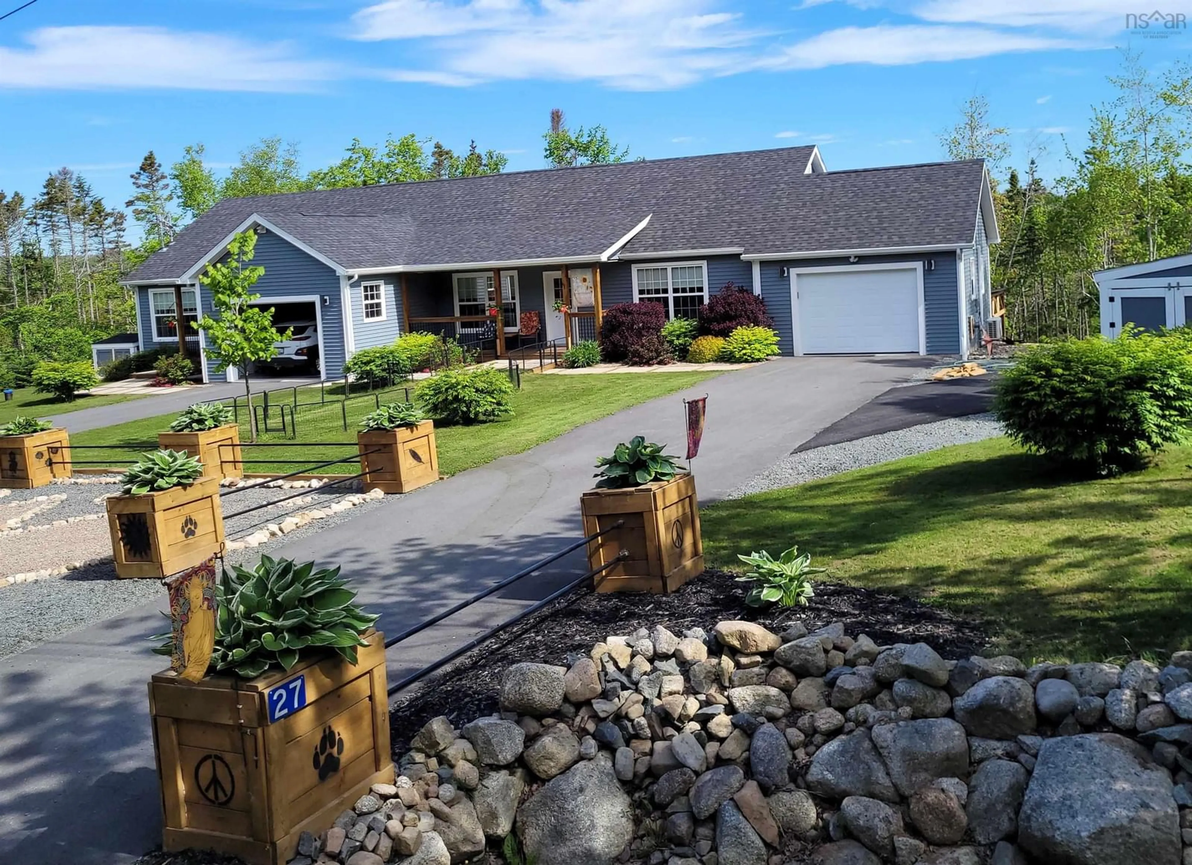 A pic from outside/outdoor area/front of a property/back of a property/a pic from drone, unknown for 27/29 Pioneer Hill #27/29, Whites Lake Nova Scotia B3T 1W7