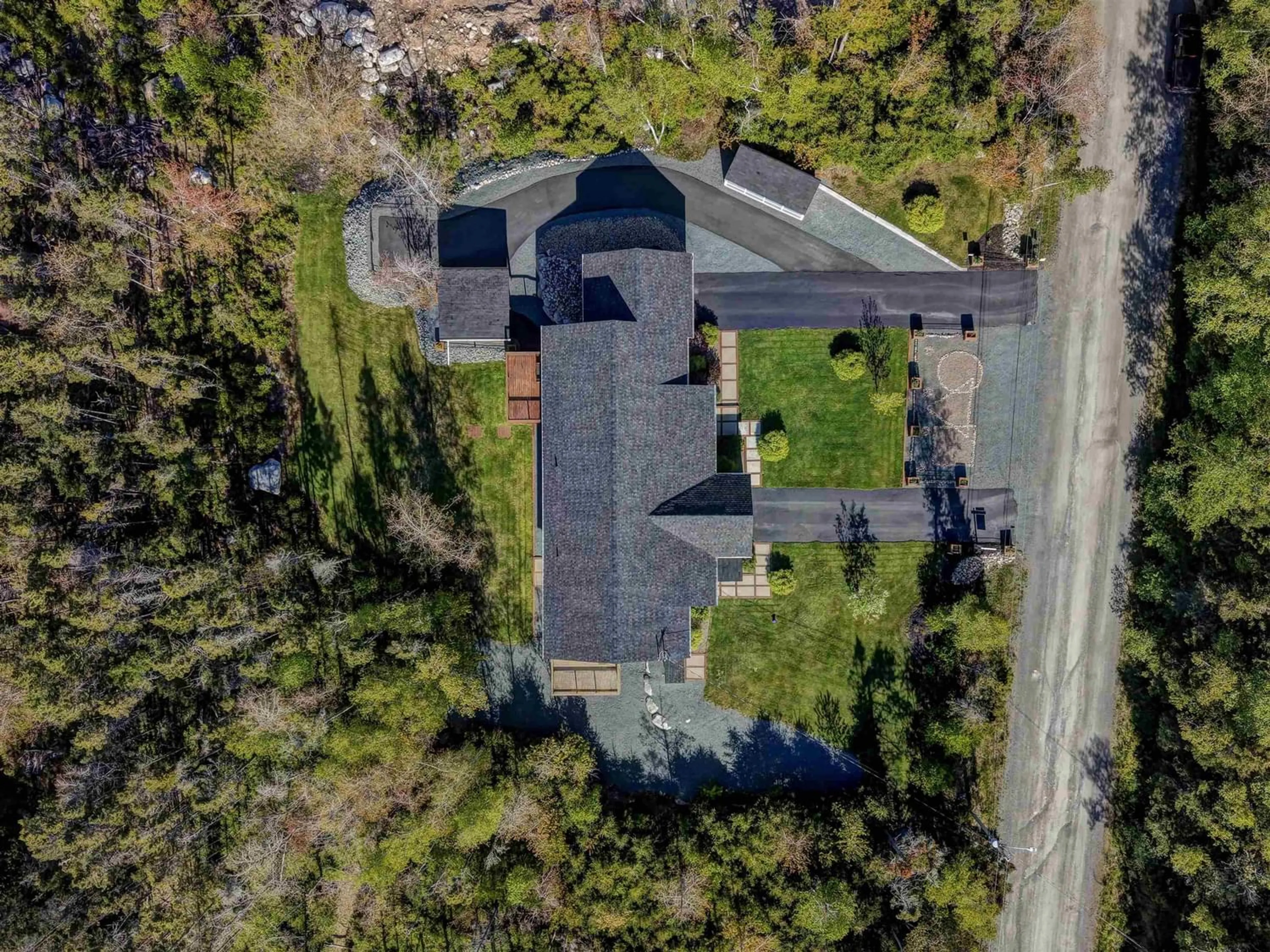 A pic from outside/outdoor area/front of a property/back of a property/a pic from drone, street for 27/29 Pioneer Hill #27/29, Whites Lake Nova Scotia B3T 1W7