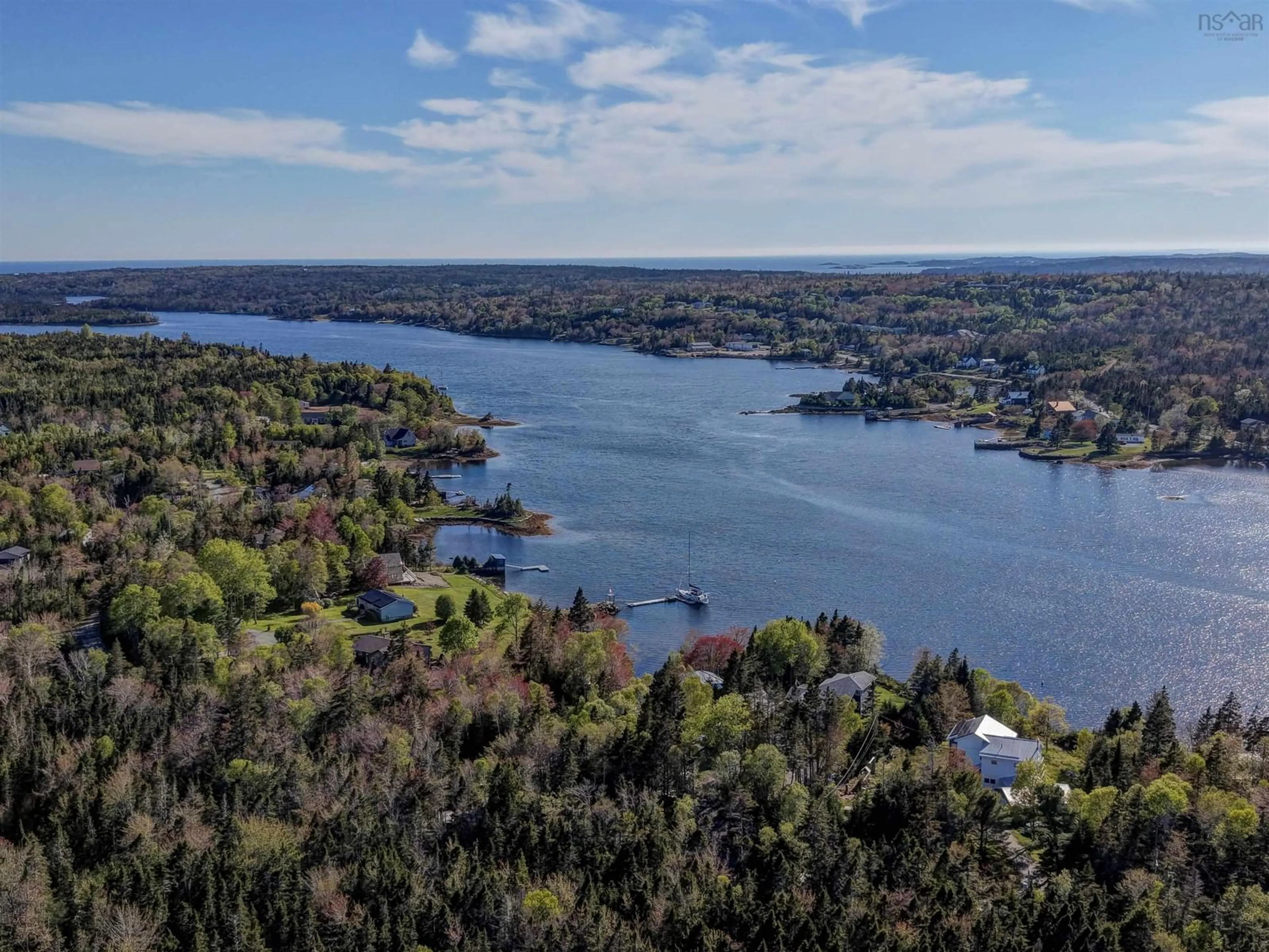 A pic from outside/outdoor area/front of a property/back of a property/a pic from drone, water/lake/river/ocean view for 27/29 Pioneer Hill #27/29, Whites Lake Nova Scotia B3T 1W7
