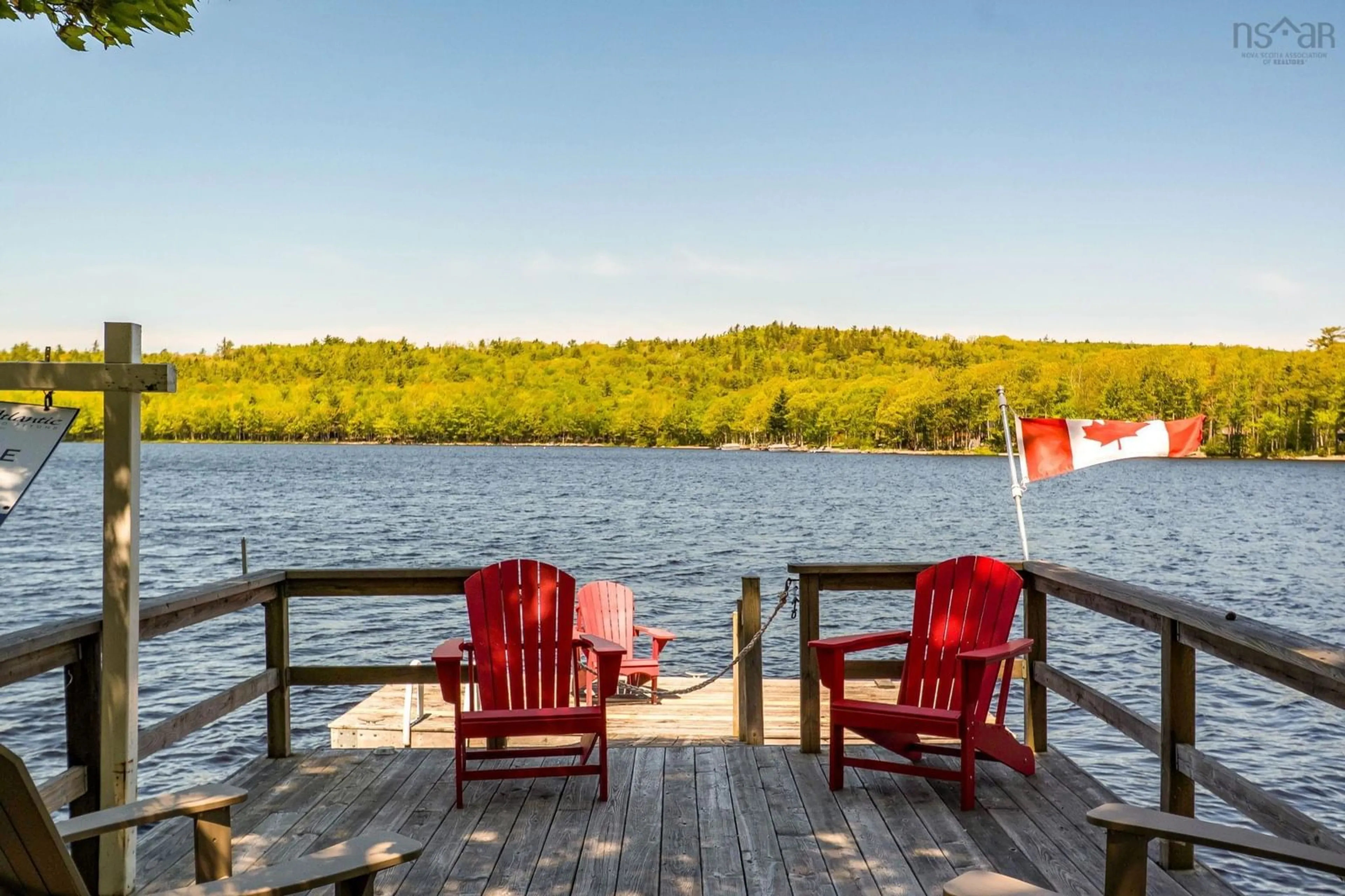 Patio, water/lake/river/ocean view for 359 Summit Ridge Rd, Vaughan Nova Scotia B0N 2T0