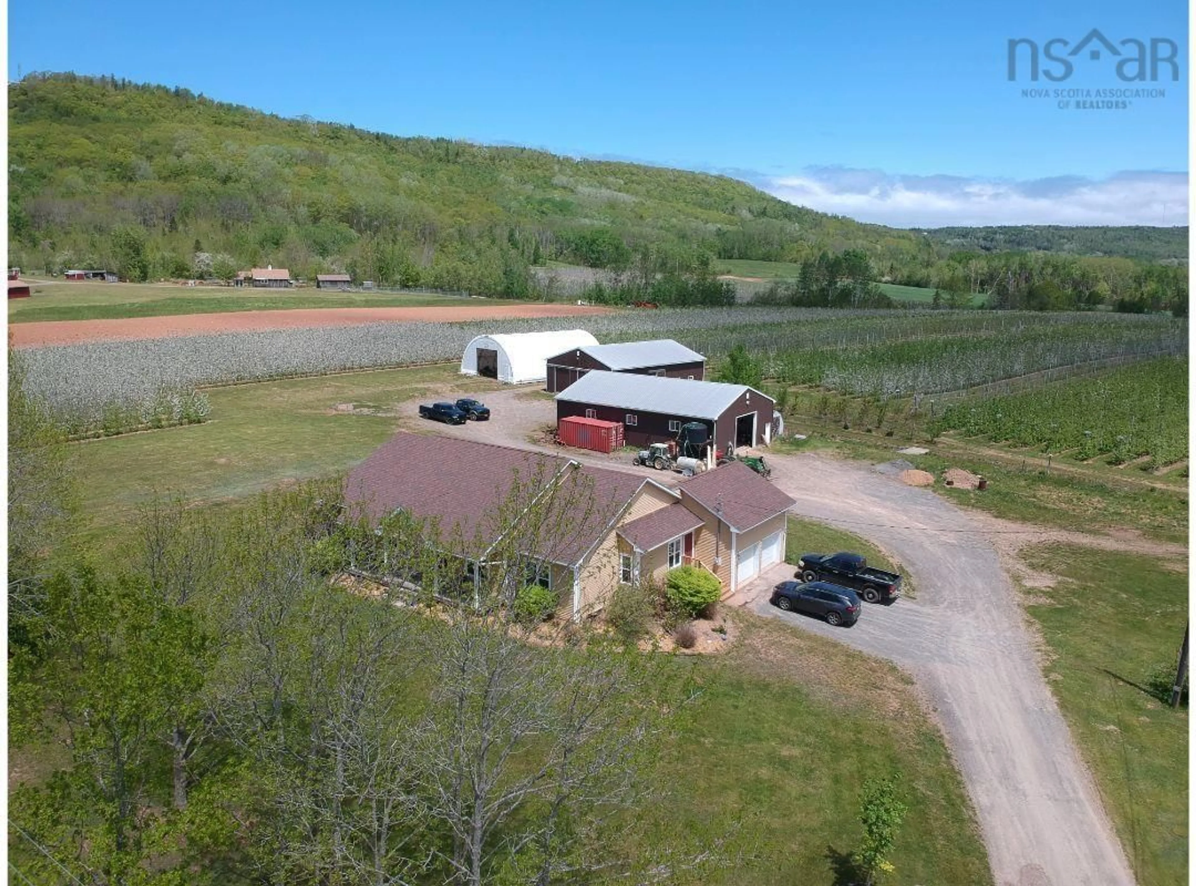 A pic from outside/outdoor area/front of a property/back of a property/a pic from drone, unknown for 1124 Steadman Rd, Billtown Nova Scotia B0P 1J0