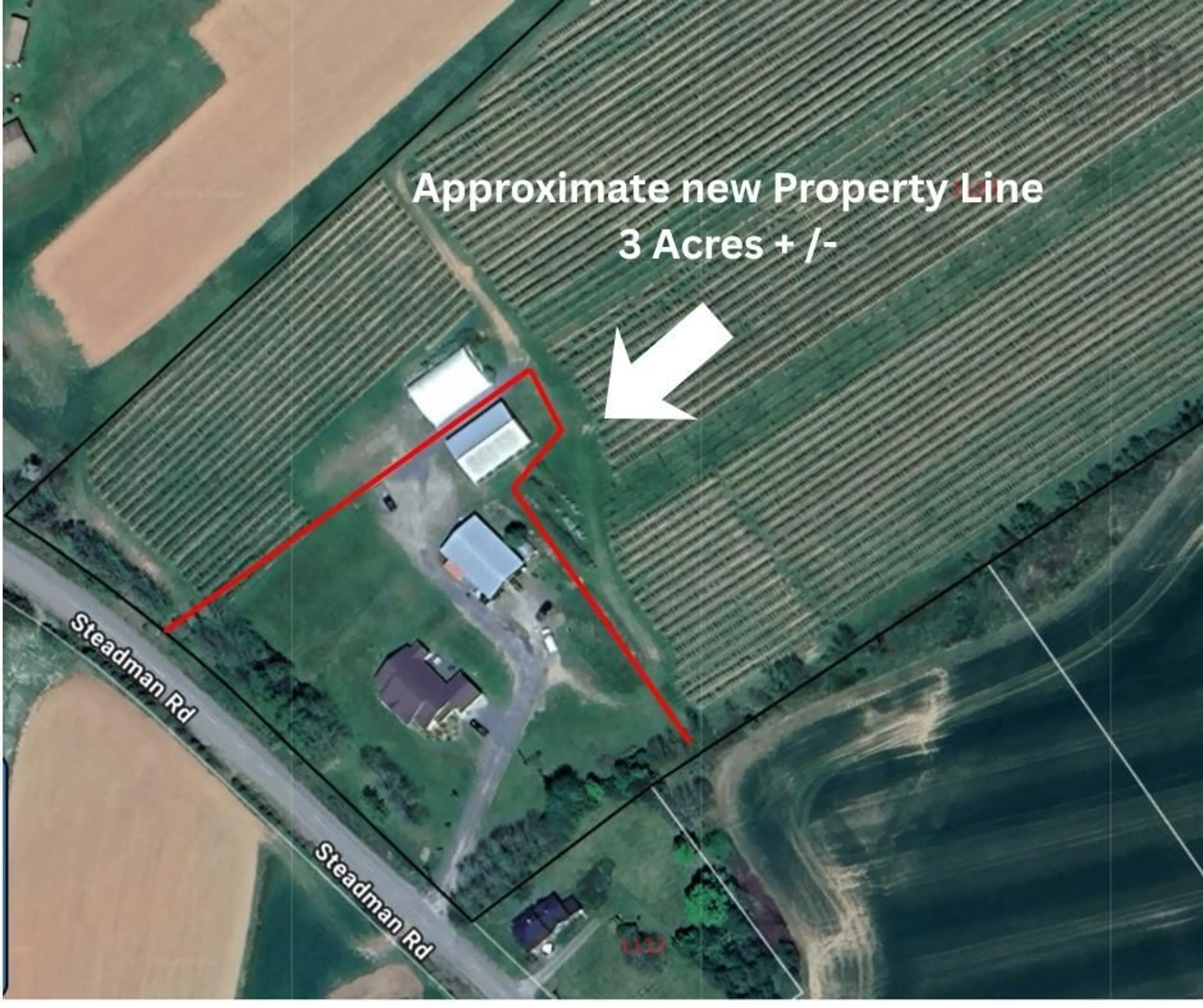 A pic from outside/outdoor area/front of a property/back of a property/a pic from drone, building for 1124 Steadman Rd, Billtown Nova Scotia B0P 1J0