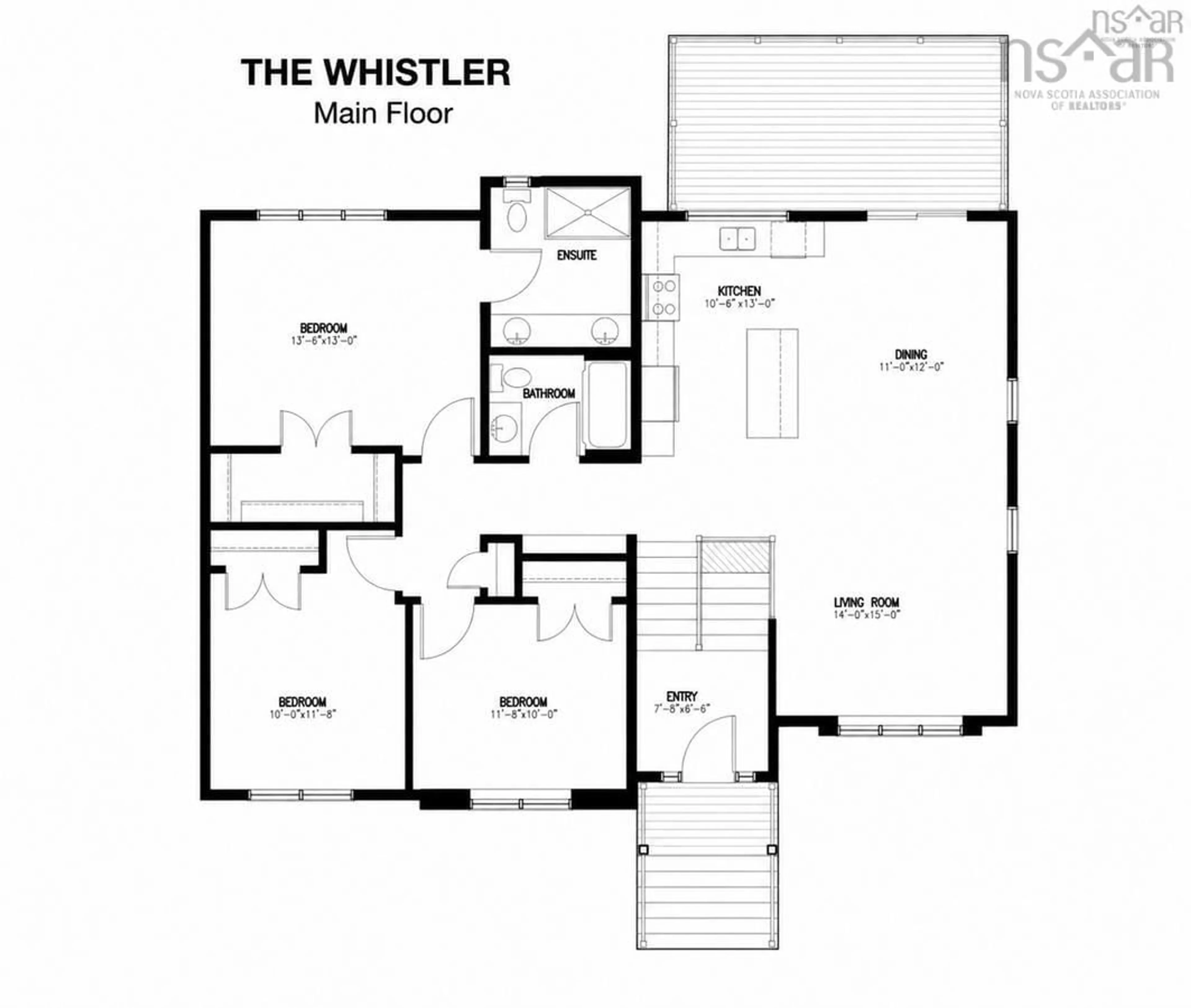 Floor plan for 35 Hummingbird Lane, Hammonds Plains Nova Scotia B3Z 1H9