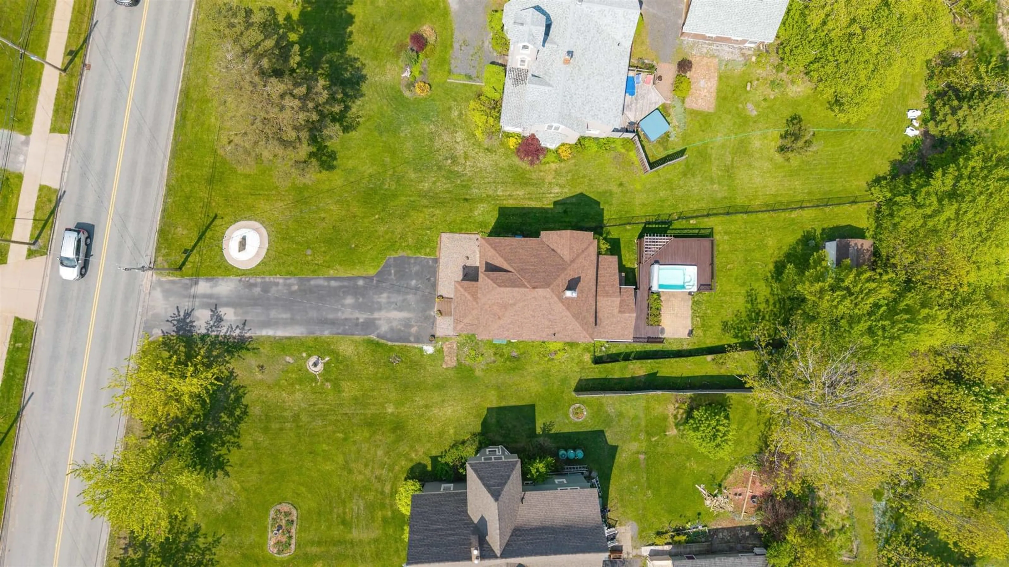 A pic from outside/outdoor area/front of a property/back of a property/a pic from drone, street for 1637 North Main St, Westville Nova Scotia B0K 2A0