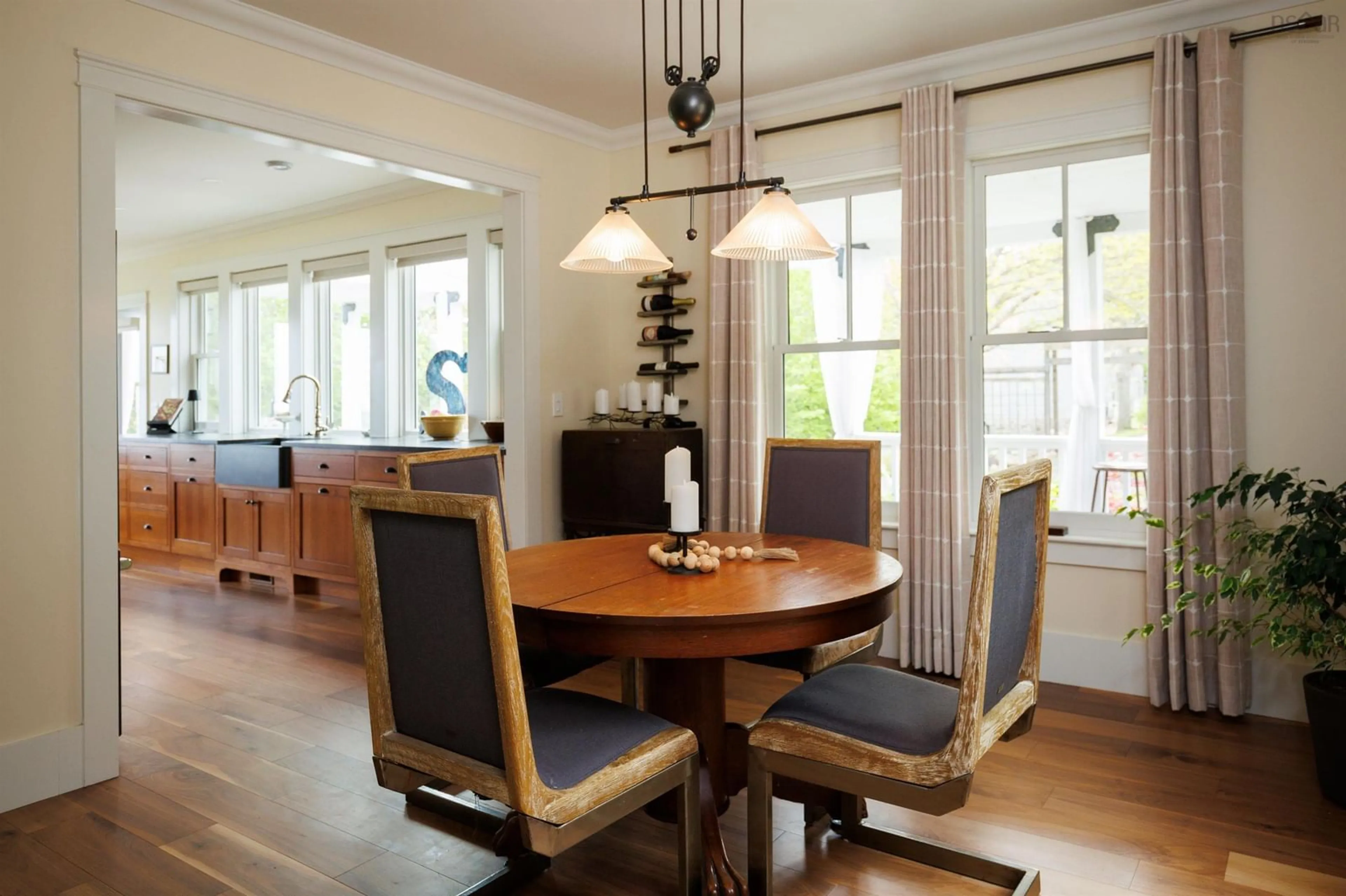 Dining room, wood/laminate floor for 1334 Lighthouse Road, Bay View Nova Scotia B0V 1A0
