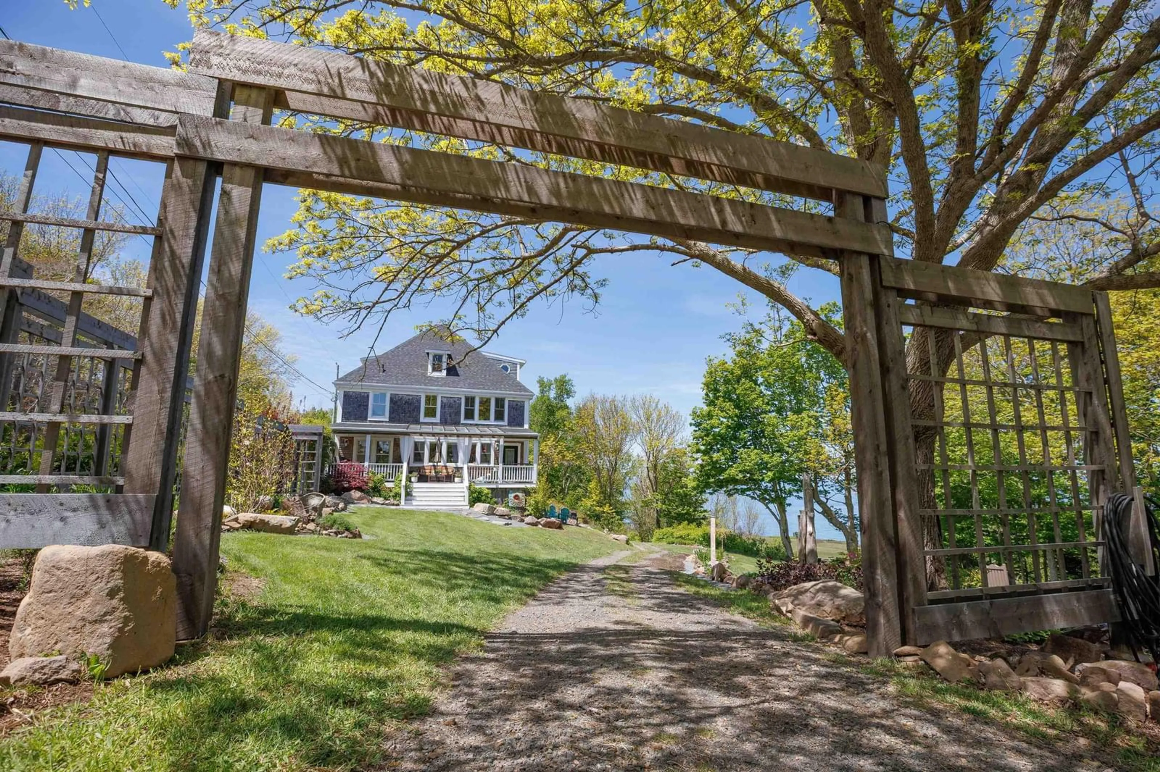 Patio, water/lake/river/ocean view for 1334 Lighthouse Road, Bay View Nova Scotia B0V 1A0
