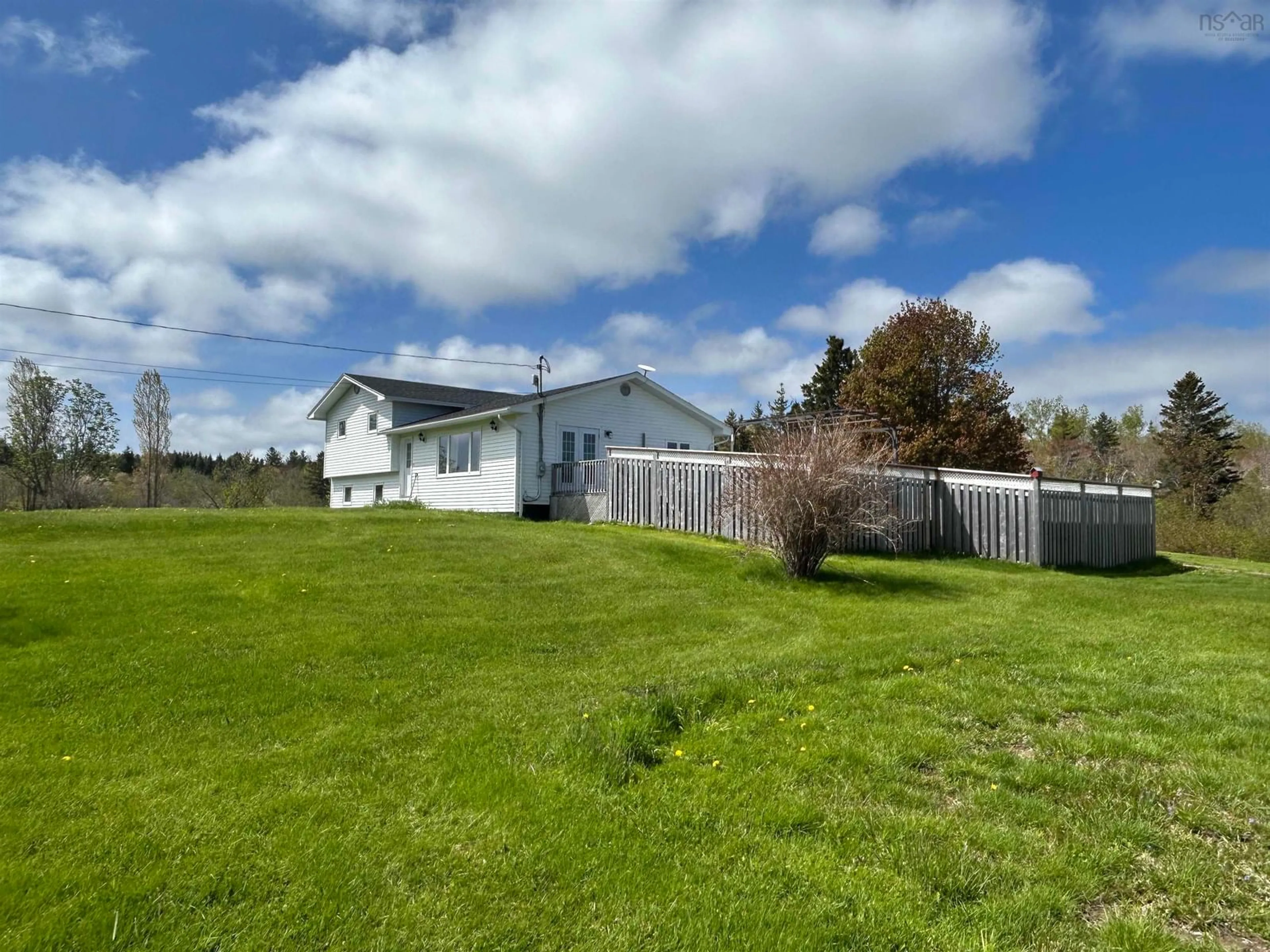 A pic from outside/outdoor area/front of a property/back of a property/a pic from drone, water/lake/river/ocean view for 385 Frankville Rd, Frankville Nova Scotia B0H 1P0