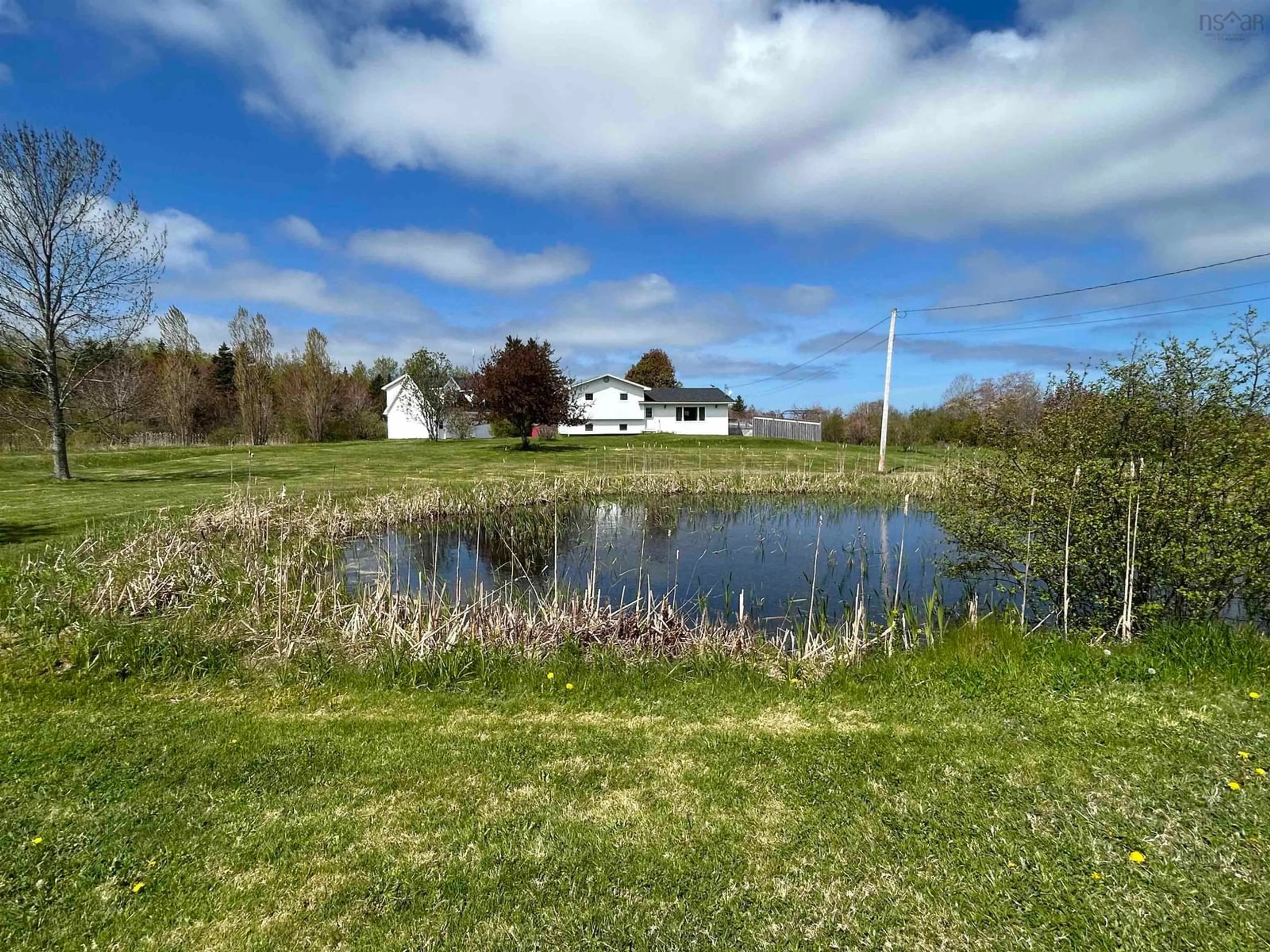 A pic from outside/outdoor area/front of a property/back of a property/a pic from drone, water/lake/river/ocean view for 385 Frankville Rd, Frankville Nova Scotia B0H 1P0