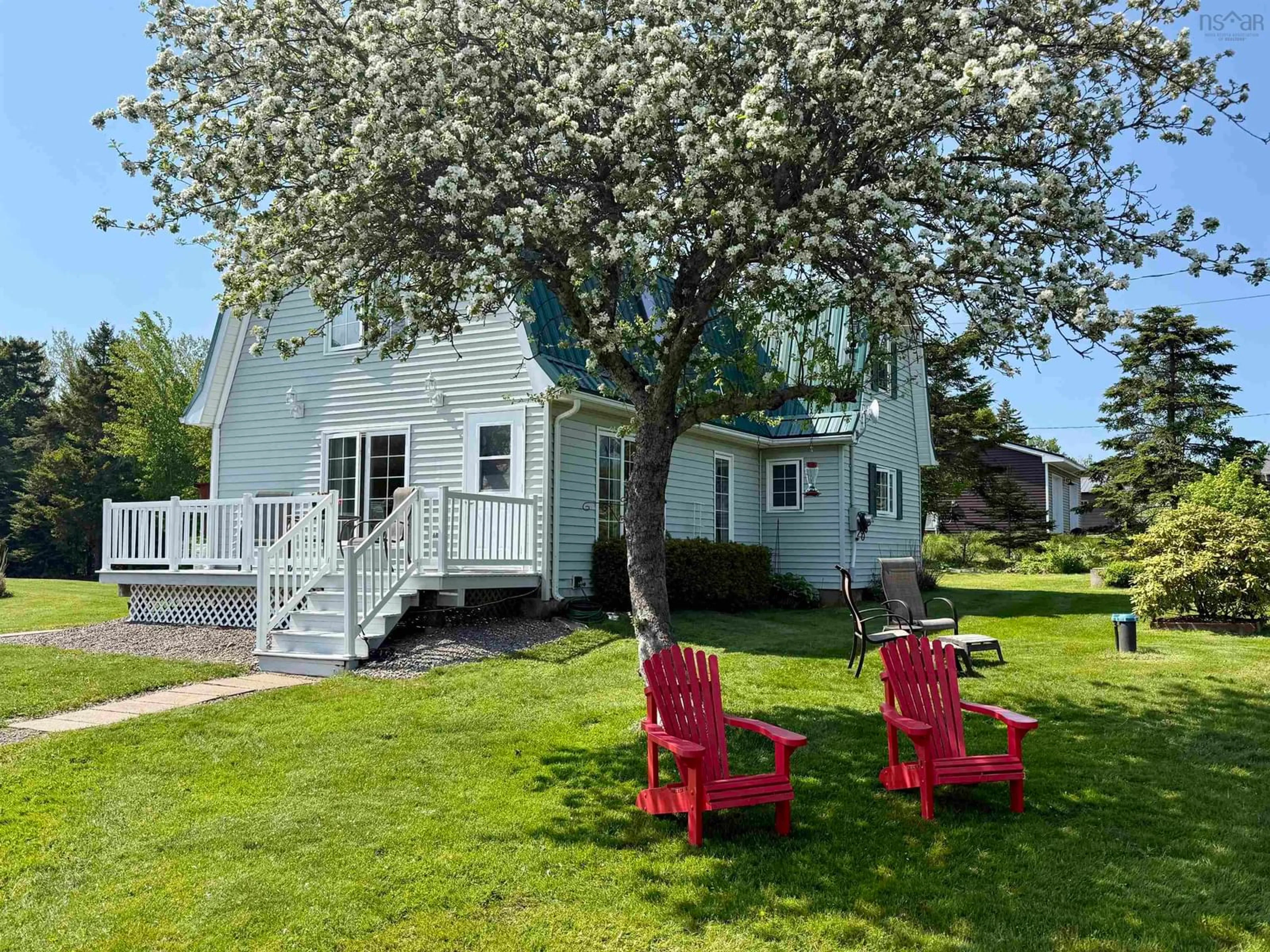 A pic from outside/outdoor area/front of a property/back of a property/a pic from drone, street for 55 Brown Rd, Upper Economy Nova Scotia B0M 1B0