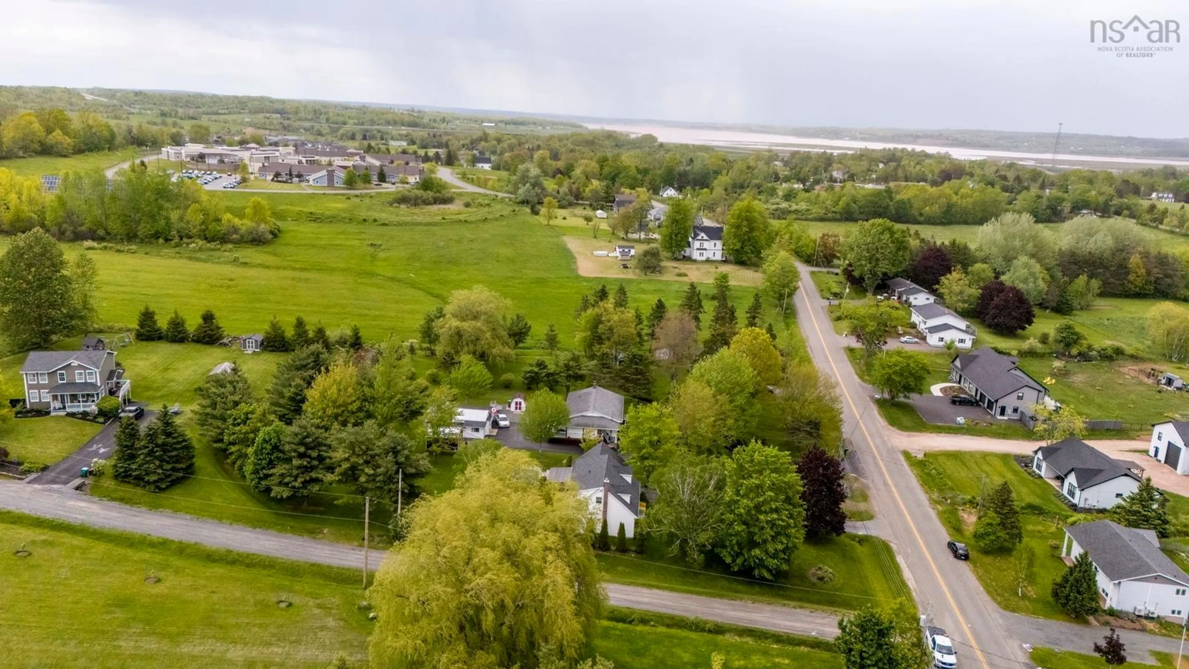 A pic from outside/outdoor area/front of a property/back of a property/a pic from drone, unknown for 258 Falmouth Dyke Rd, Falmouth Nova Scotia B0P 1L0